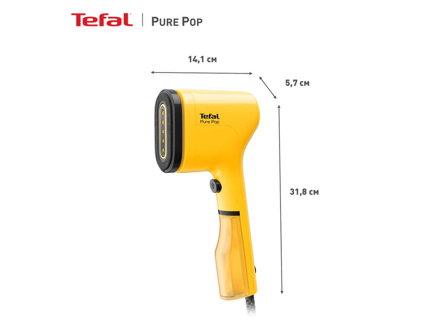 Вертикальний відпарювач ручний Tefal DT2026E1 — фото 2