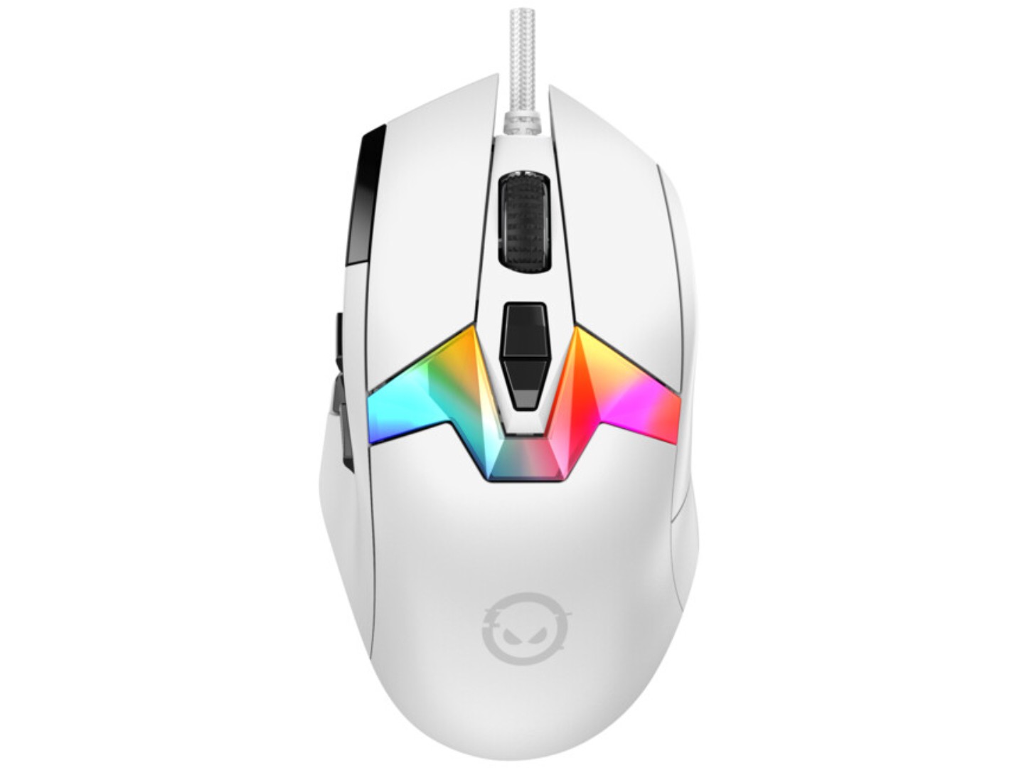 Миша дротова ігрова Lorgar MSP80 Wired Gaming Mouse Pro White (LRG-MSP80-WH)