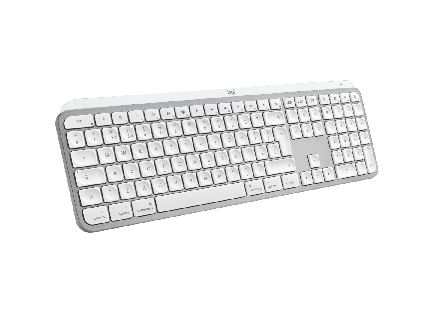 Клавіатура бездротова Logitech MX Keys S for Mac Pale Grey (920-011638)