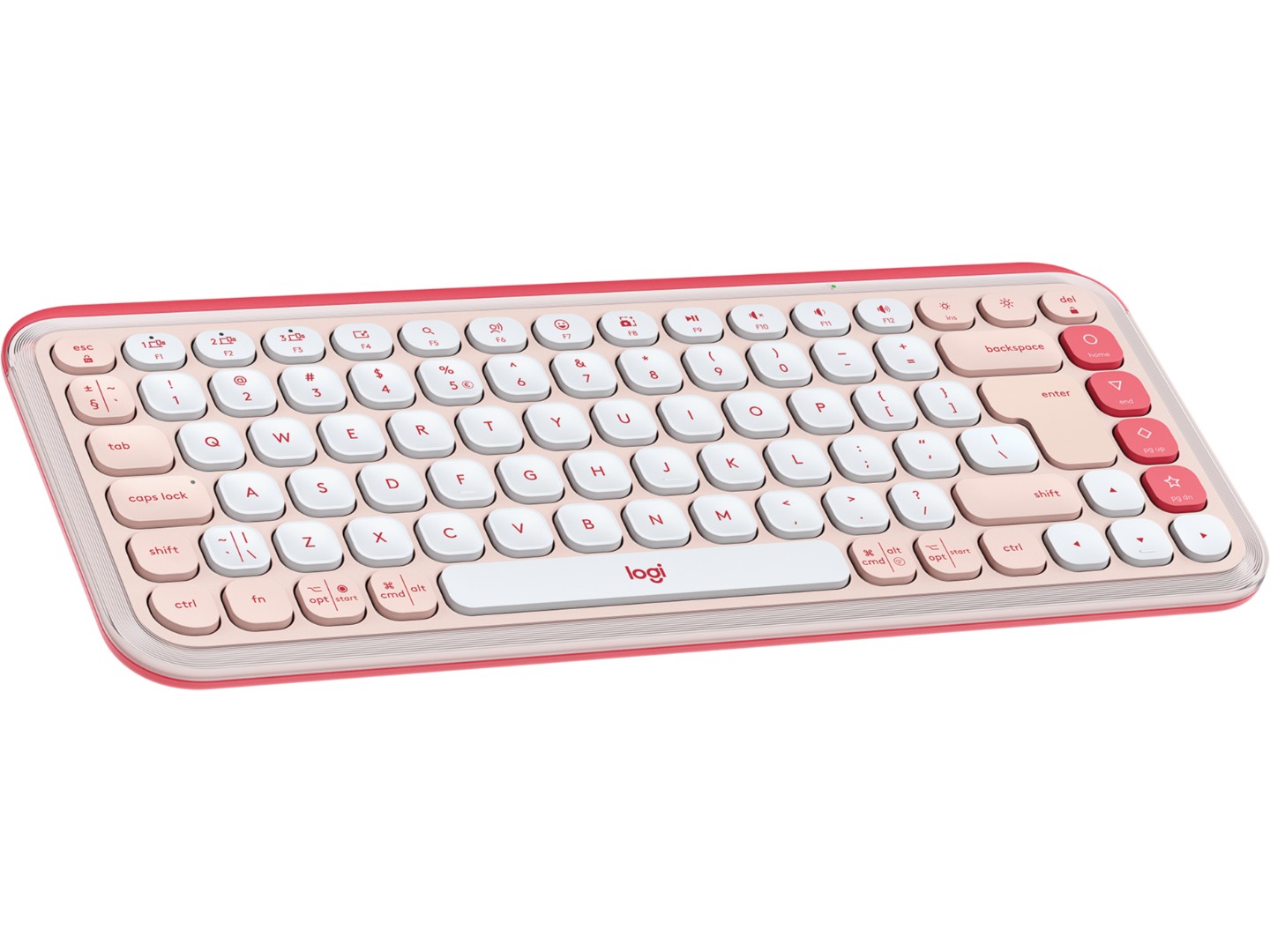 Клавіатура бездротова Logitech POP Icon Keys Rose (920-013073)