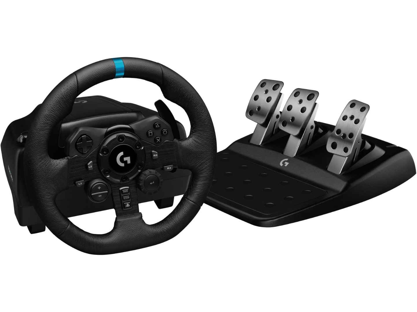 Кермо Logitech G923 Racing Wheel and Pedals for PS4 and PC (941-000149)