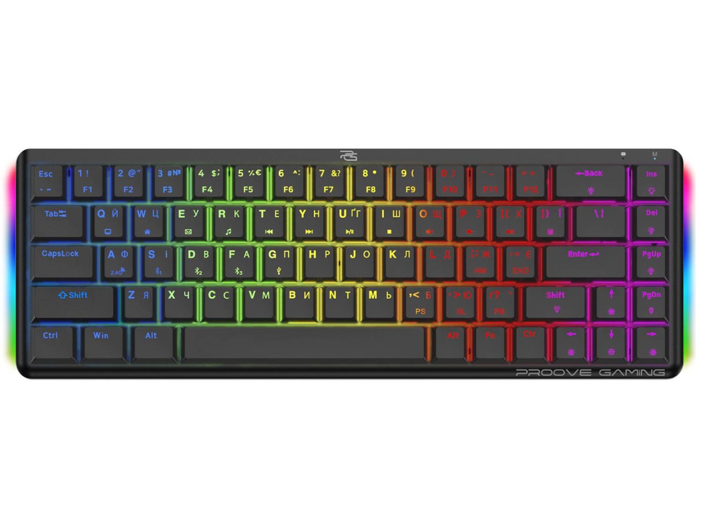 Клавіатура бездротова ігрова Proove Gaming AFK Ukraine Layout Black (WKAFK1022001)