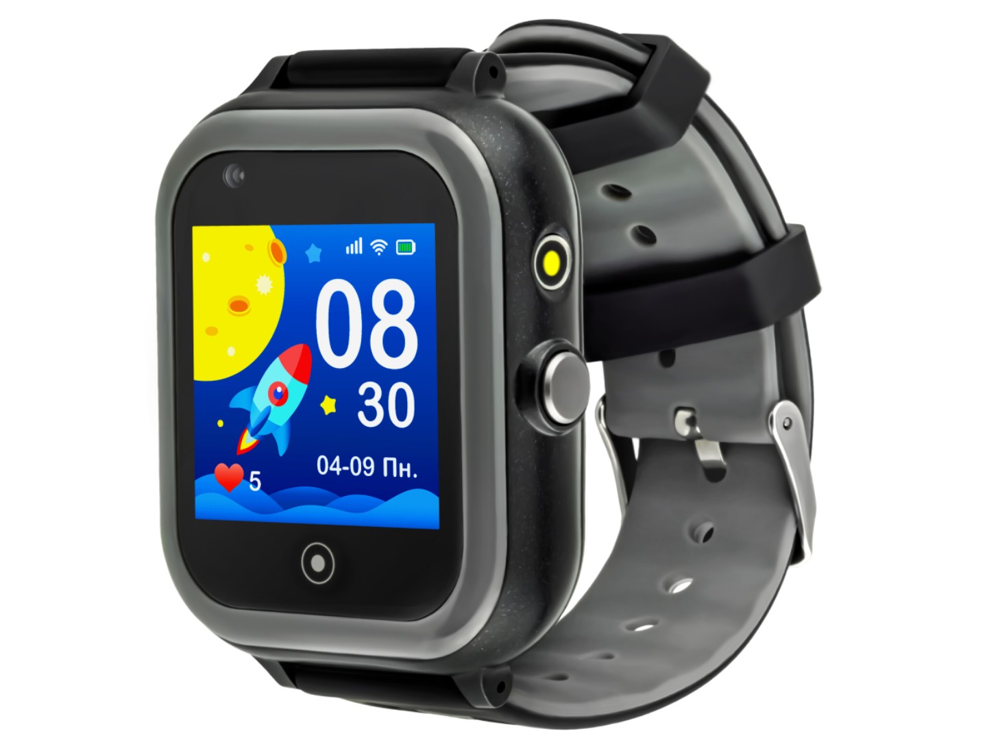 Дитячий годинник GARMIX PointPRO-200 4G/GPS/WIFI/VIDEO CALL BLACK
