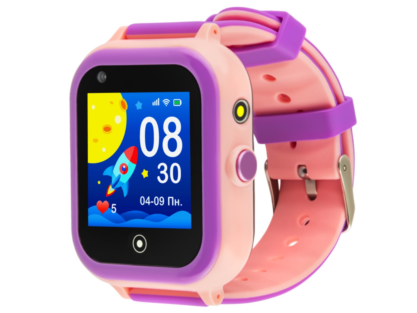 Дитячий годинник GARMIX PointPRO-200 4G/GPS/WIFI/VIDEO CALL PINK