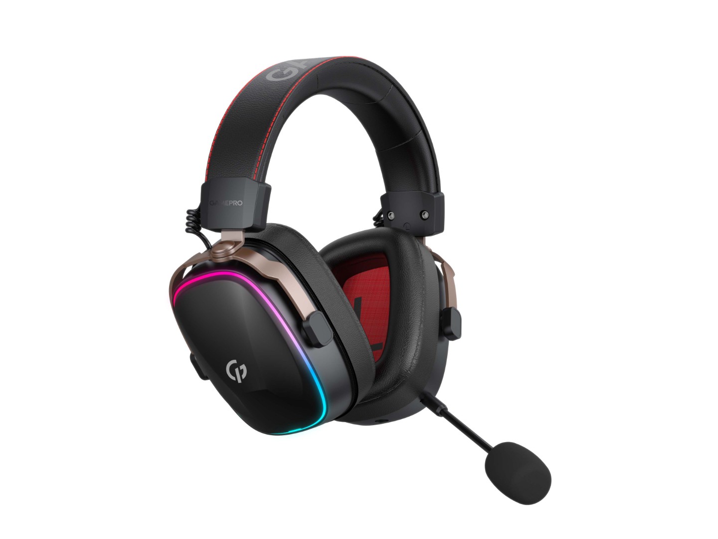 Гарнітура бездротова ігрова GamePro Asgard Valkyria RGB Tri-Mod (HSW249B) — фото 16