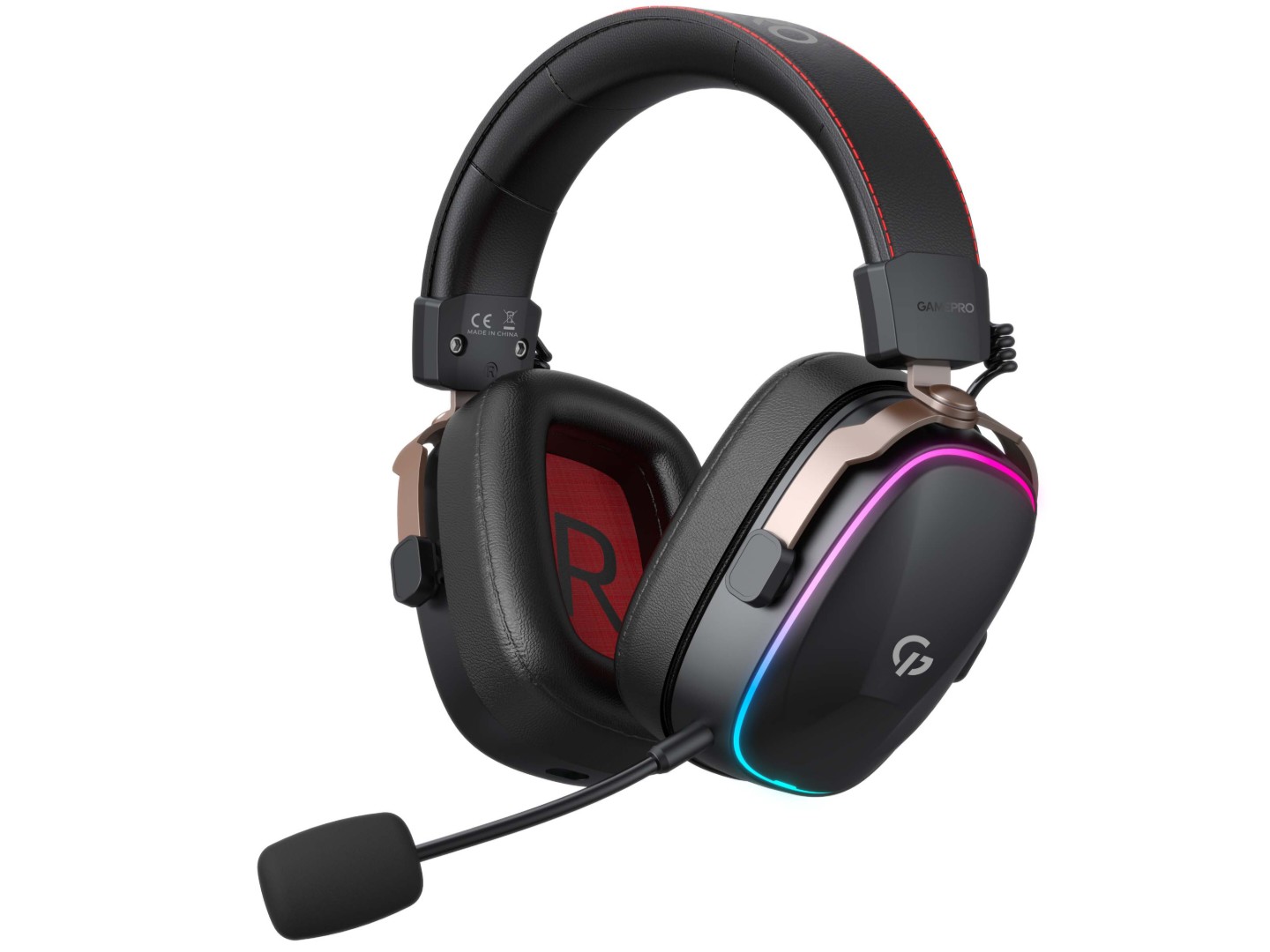 Гарнітура бездротова ігрова GamePro Asgard Valkyria RGB Tri-Mod (HSW249B) — фото 1
