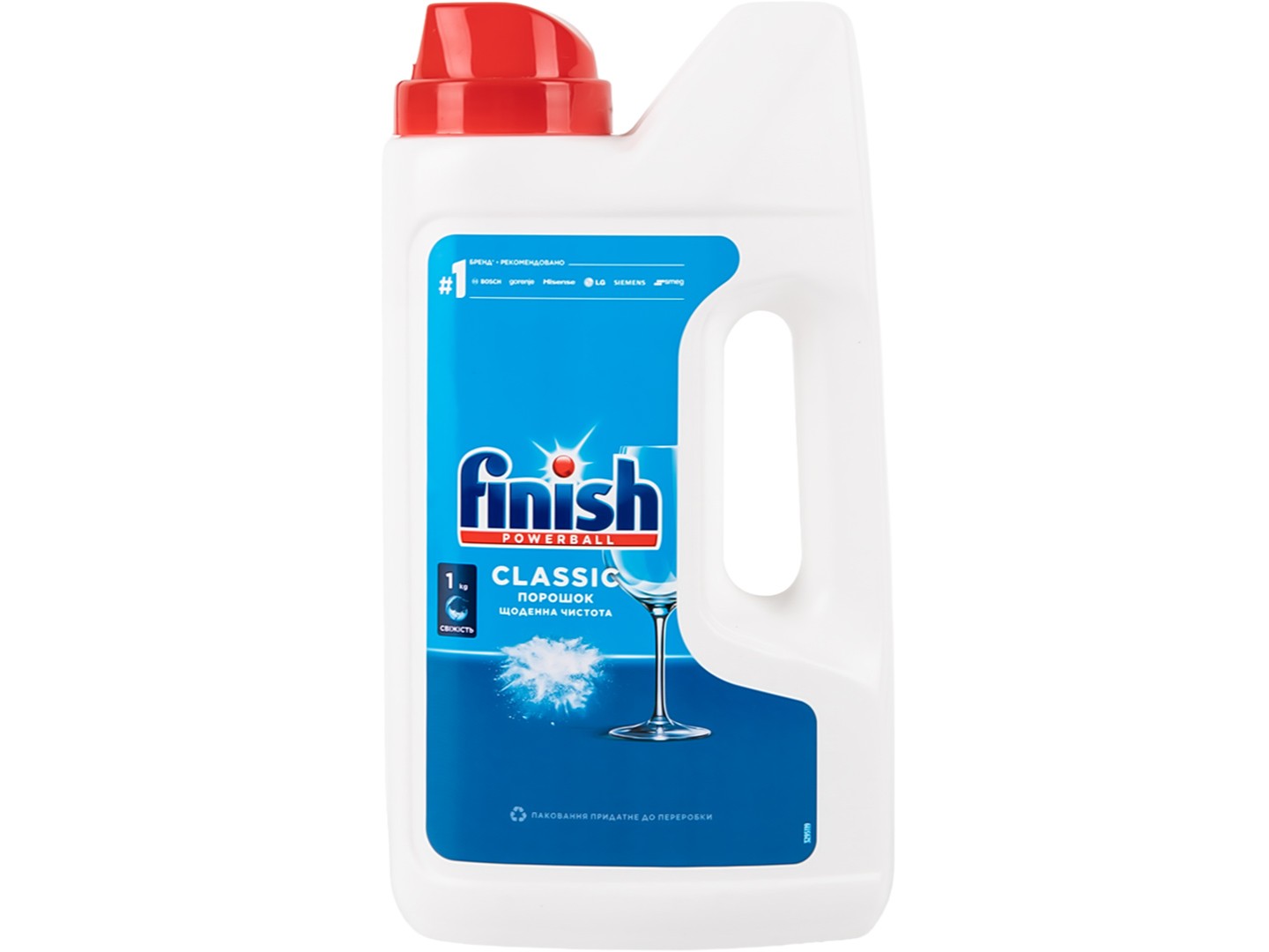 Засіб для миття в посудомийній машині Finish Power Powder 1KG / 3116