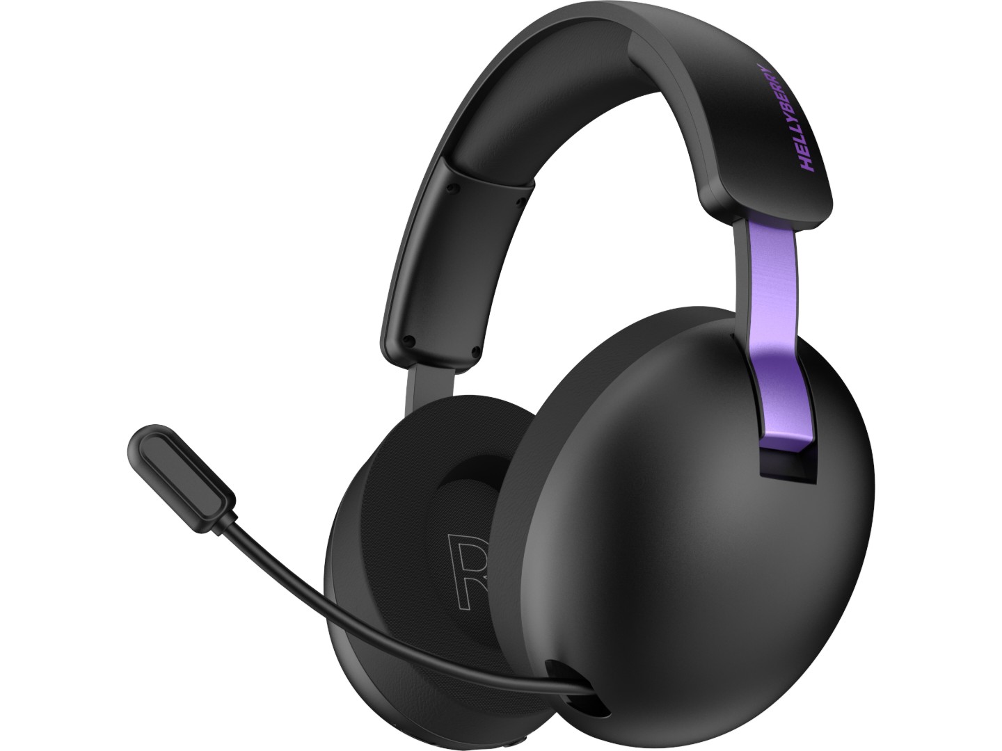 Гарнітура бездротова ігрова Hator Hellyberry HH30 wireless (HH30_wireless_BV) black-violet — фото 1
