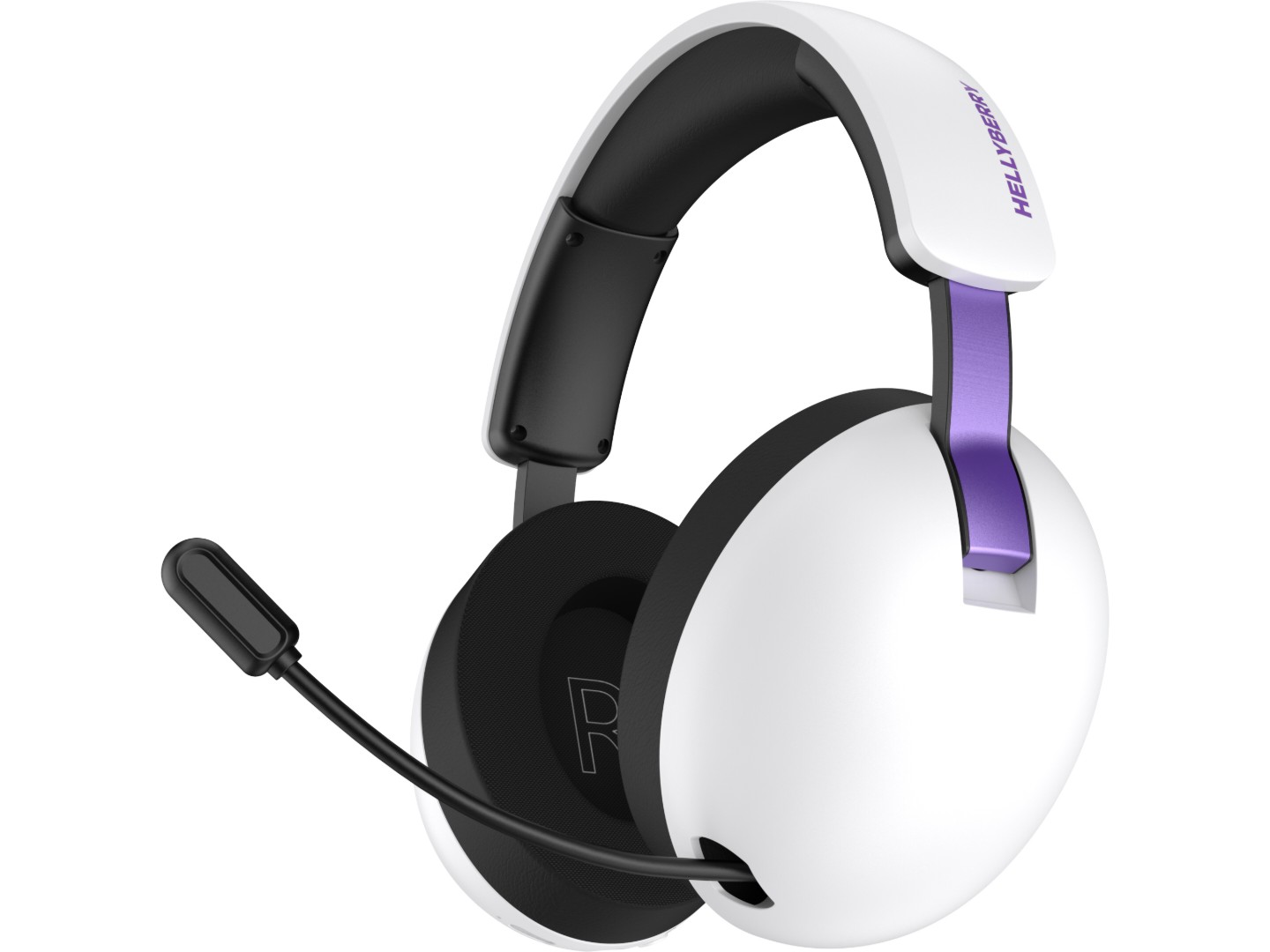 Гарнітура бездротова ігрова Hator Hellyberry HH30 wireless (HH30_wireless_WV) white-violet — фото 1