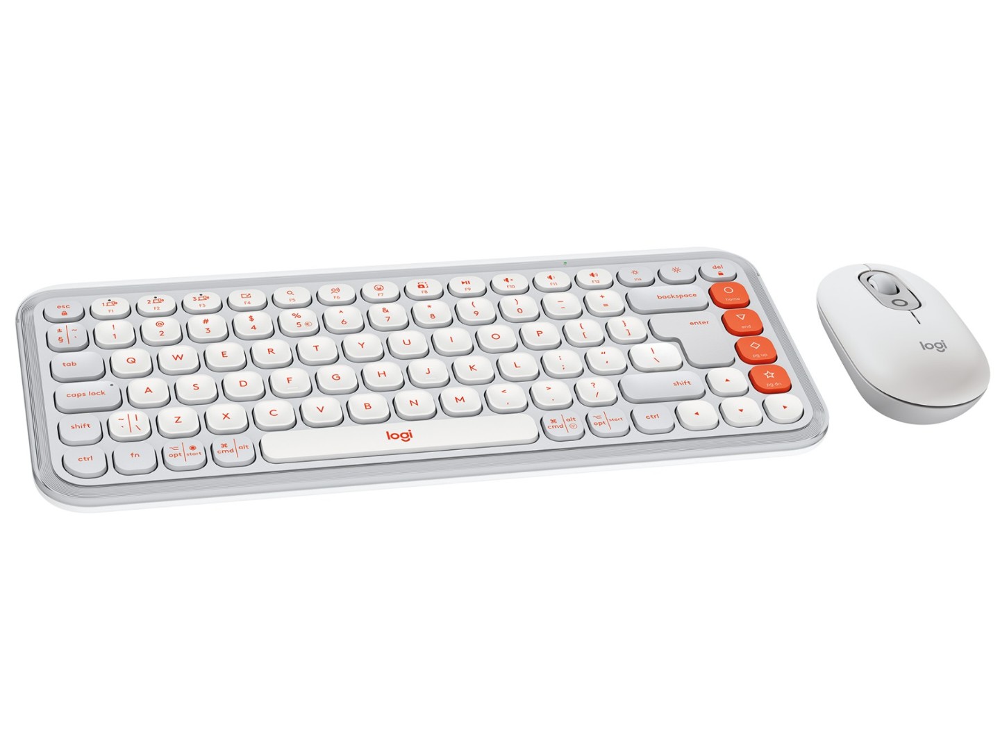 Клавіатура + миша бездротова Logitech Pop Icon Combo Off White (920-013141)