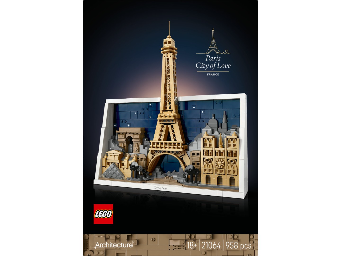 Конструктор LEGO Architecture Париж — місто кохання (21064) — фото 12