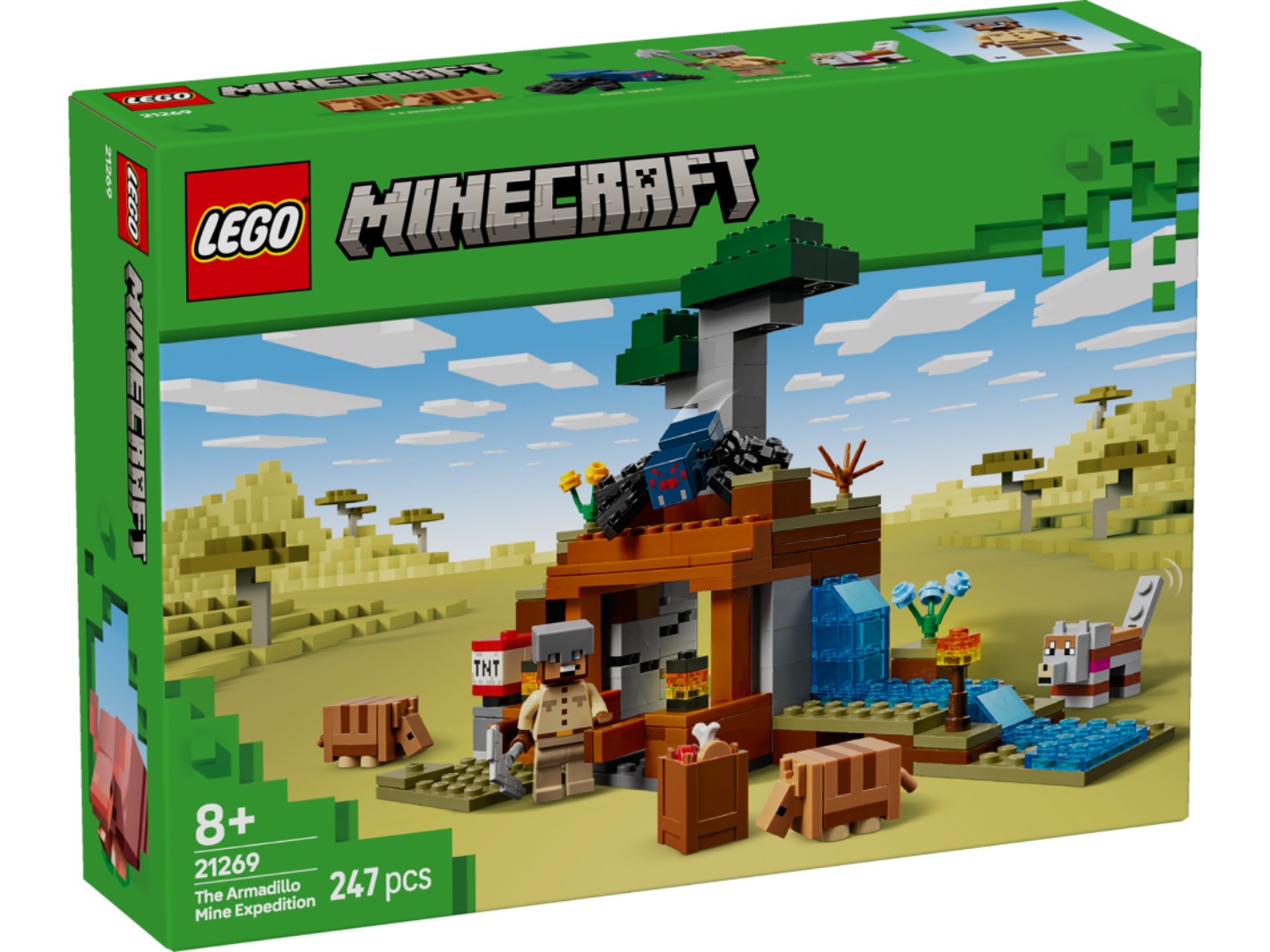 Конструктор LEGO Minecraft Шахтна експедиція «Броненосець» (21269) — фото 10