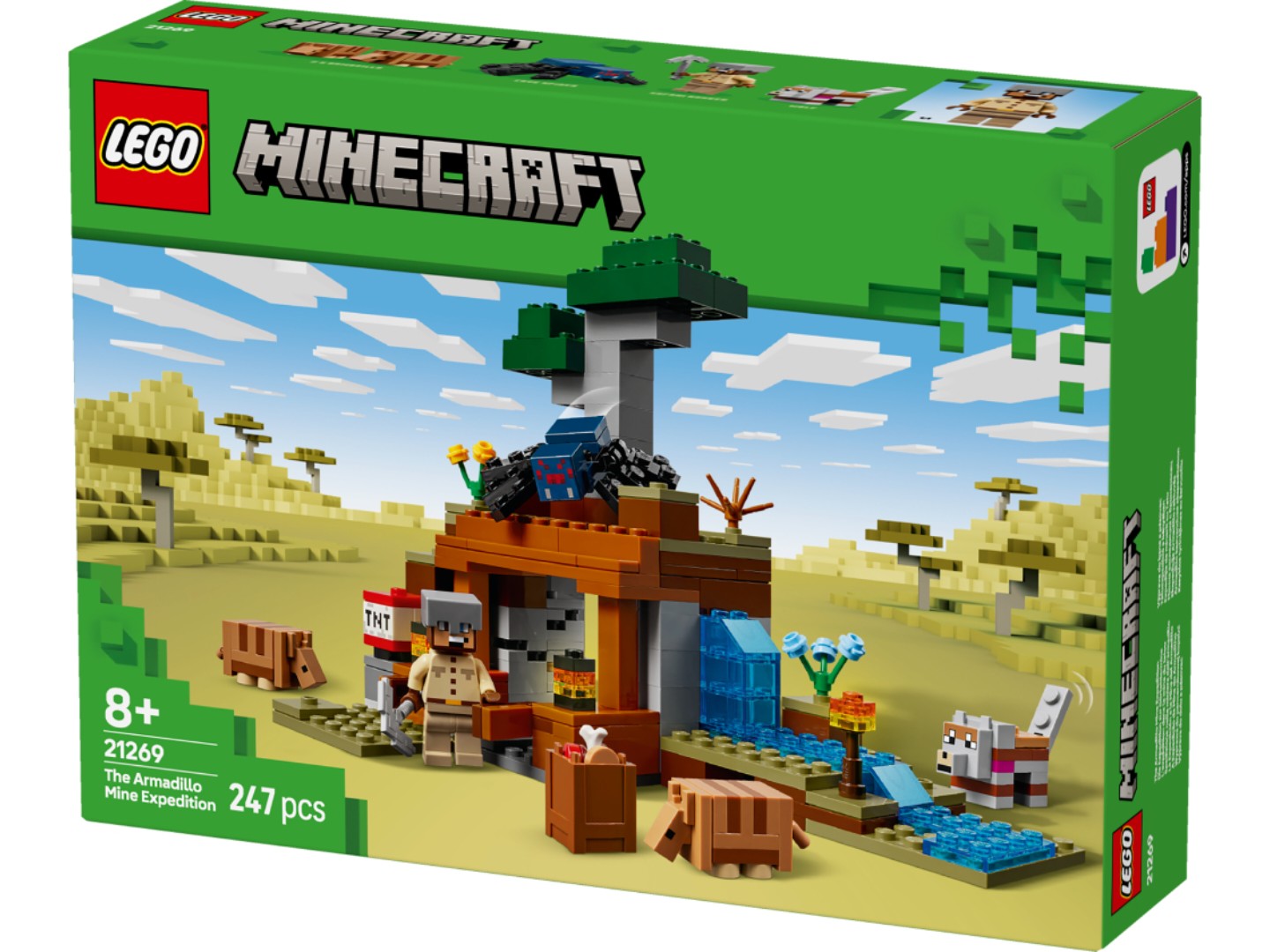 Конструктор LEGO Minecraft Шахтна експедиція «Броненосець» (21269) — фото 12