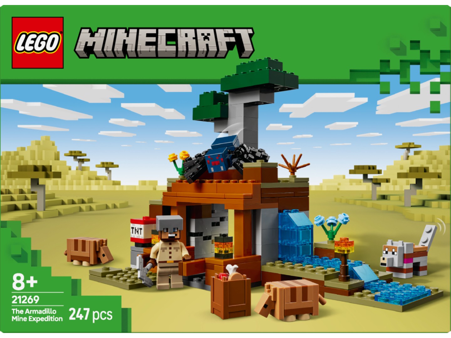 Конструктор LEGO Minecraft Шахтна експедиція «Броненосець» (21269) — фото 11