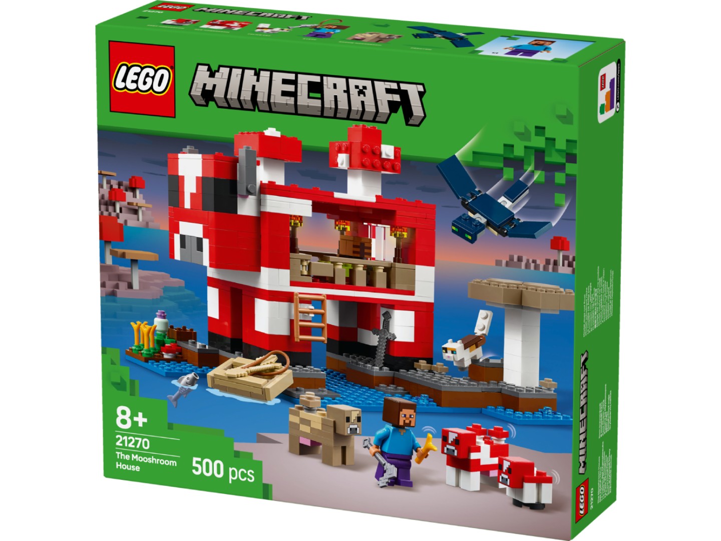 Конструктор LEGO Minecraft Грибний будинок (21270) — фото 12