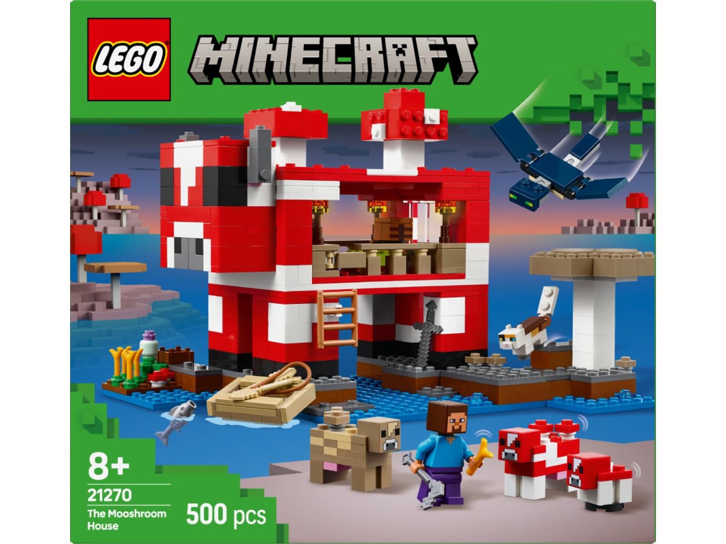 Конструктор LEGO Minecraft Грибний будинок (21270) — фото 11