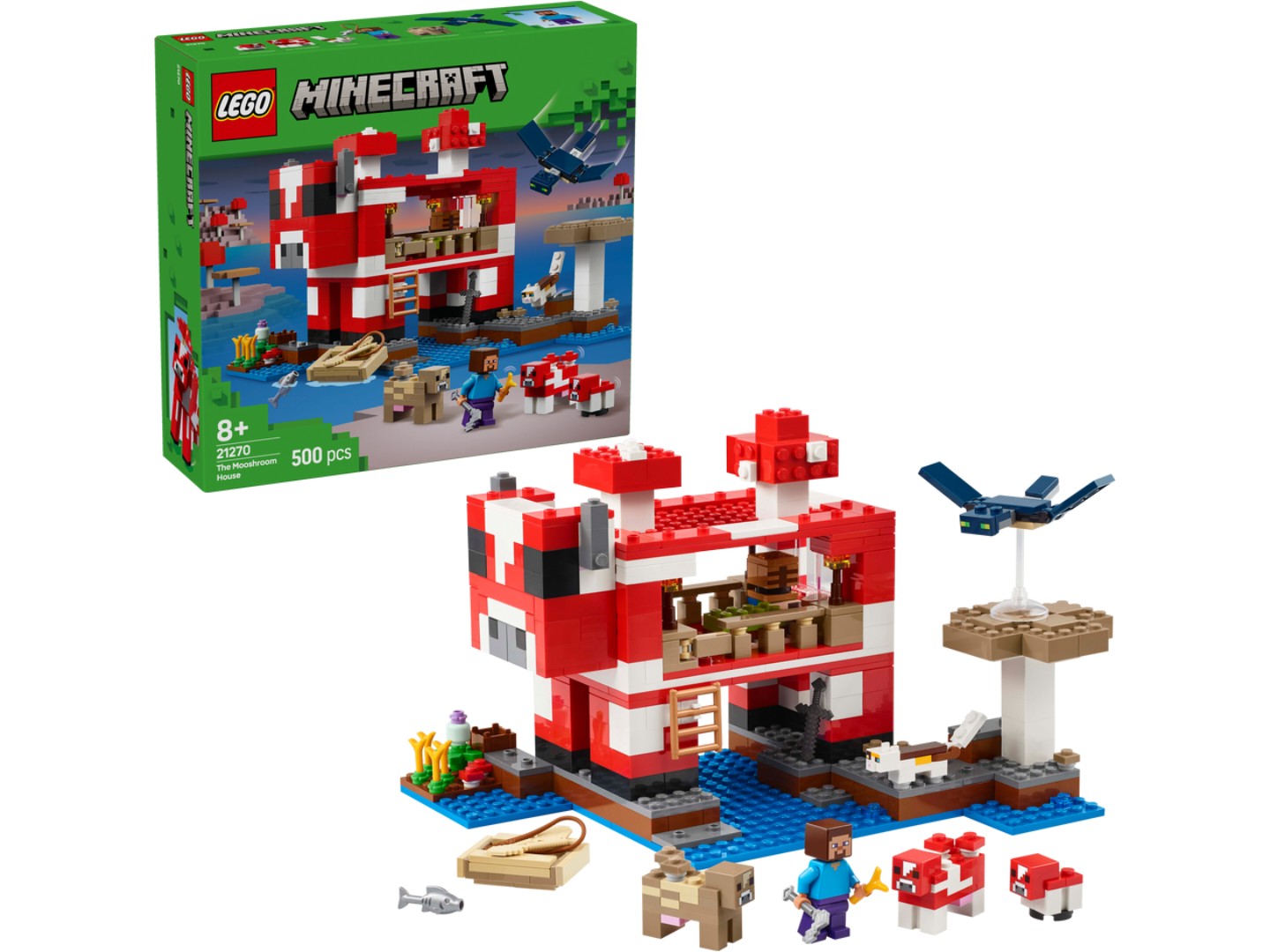 Конструктор LEGO Minecraft Грибний будинок (21270) — фото 1