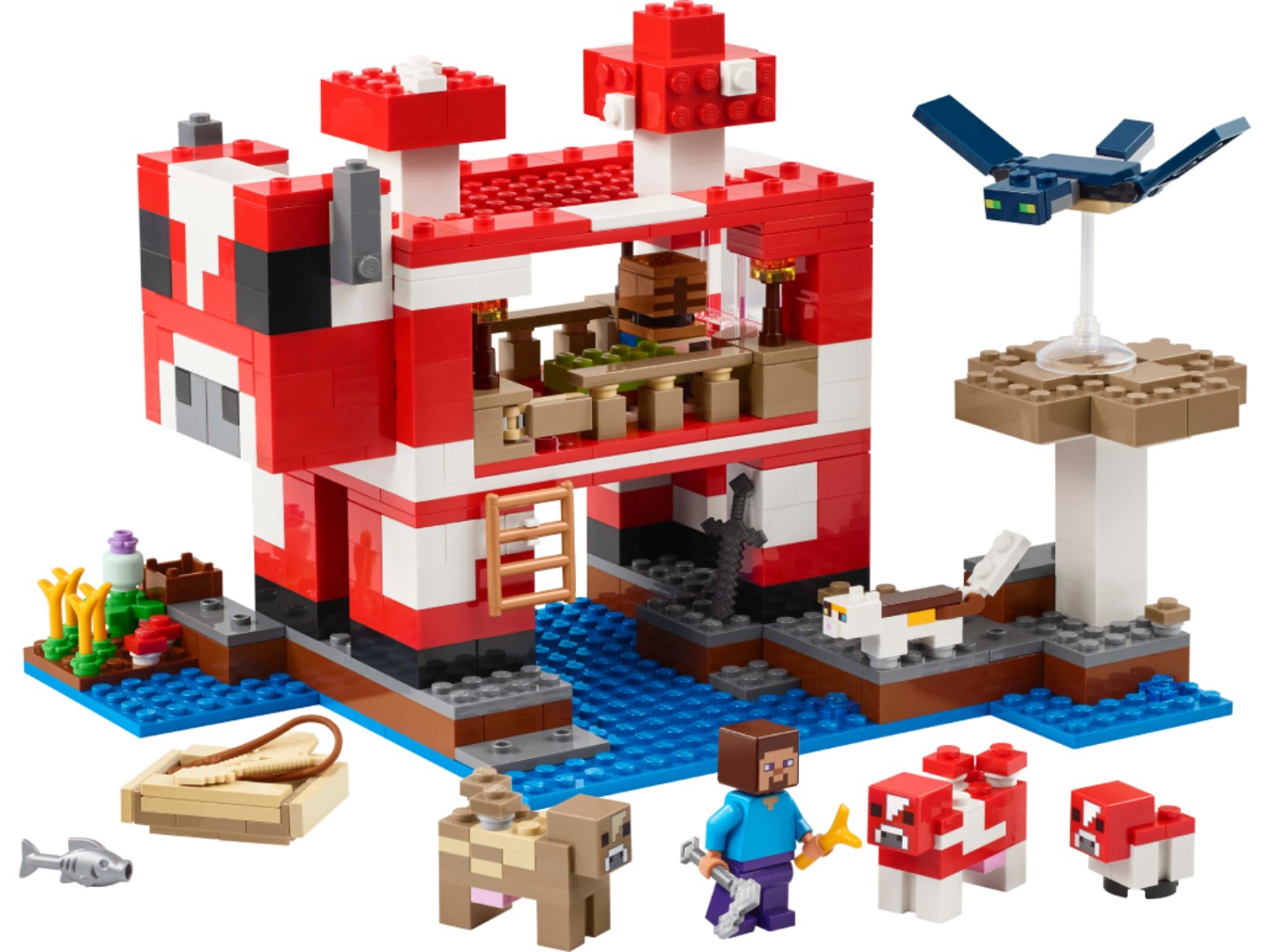 Конструктор LEGO Minecraft Грибний будинок (21270) — фото 3