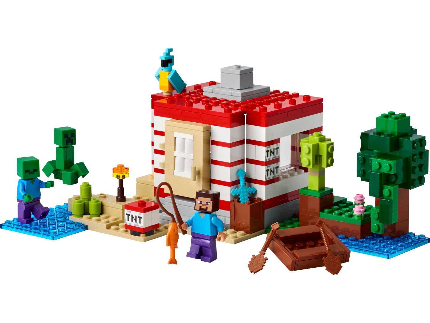 Конструктор LEGO Minecraft Будинок з вибухівки в джунглях (21275) — фото 3