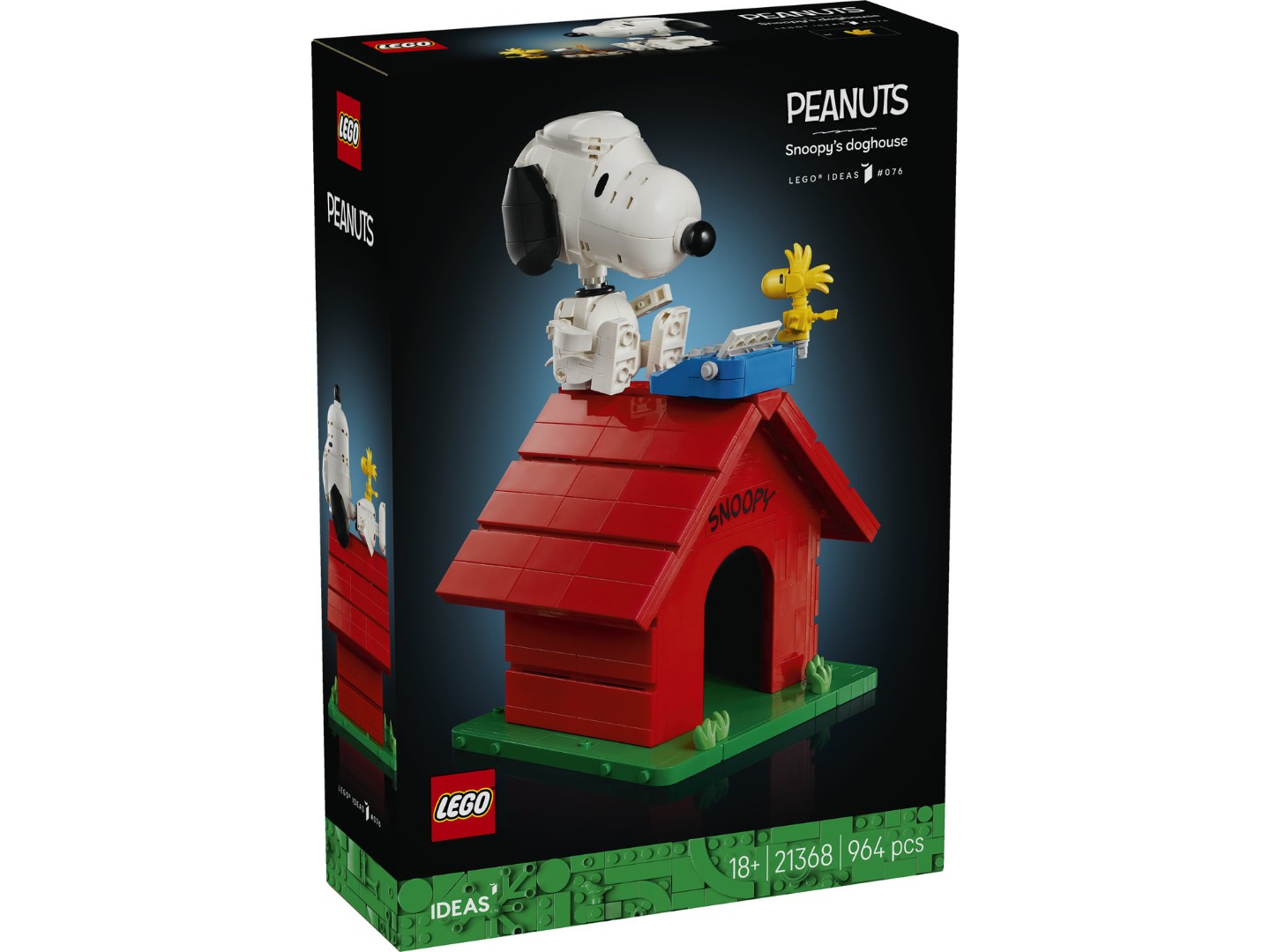 Конструктор LEGO Ideas «Дрібнота»: будка Снупі (21368) — фото 11