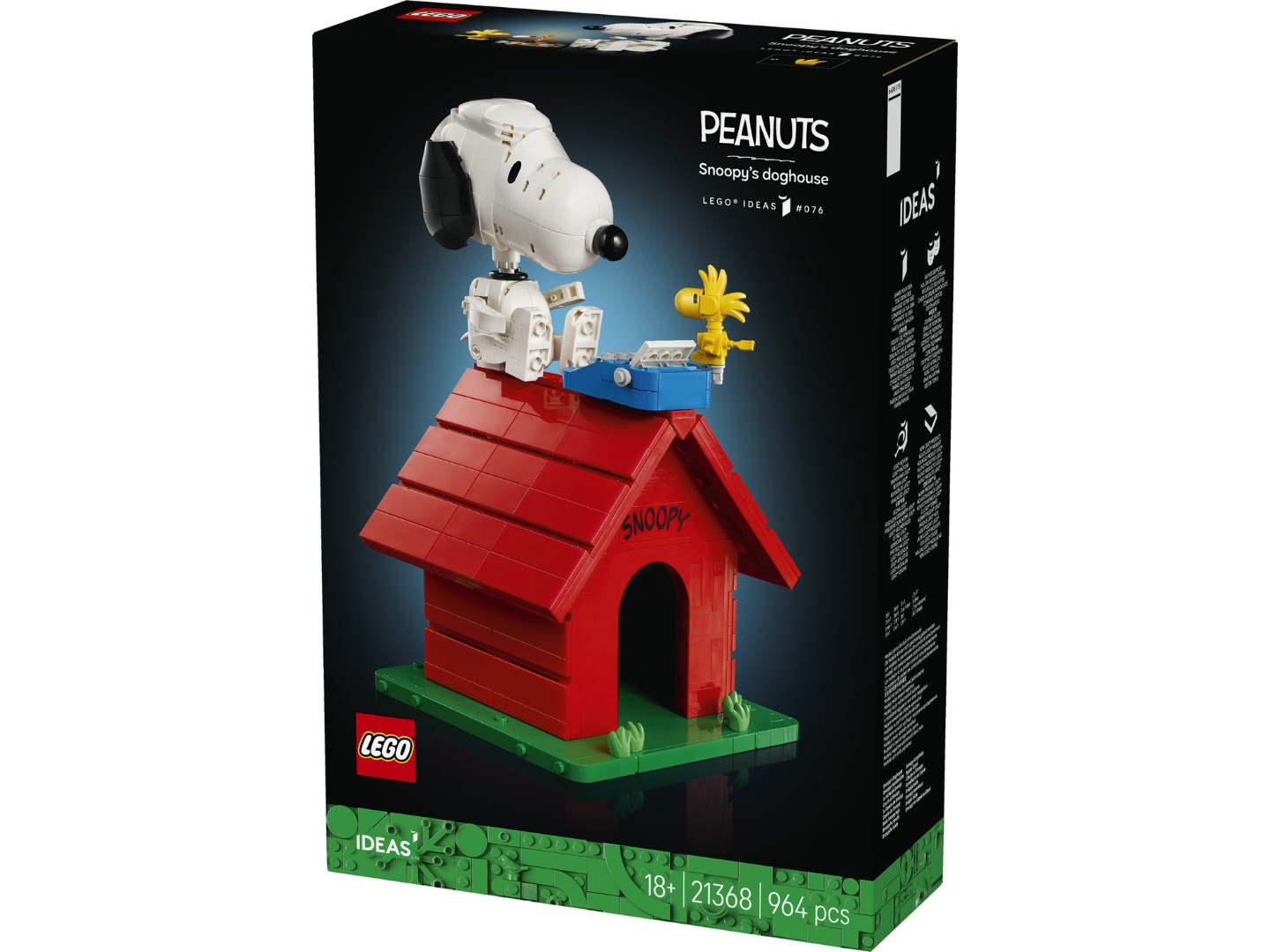 Конструктор LEGO Ideas «Дрібнота»: будка Снупі (21368) — фото 13