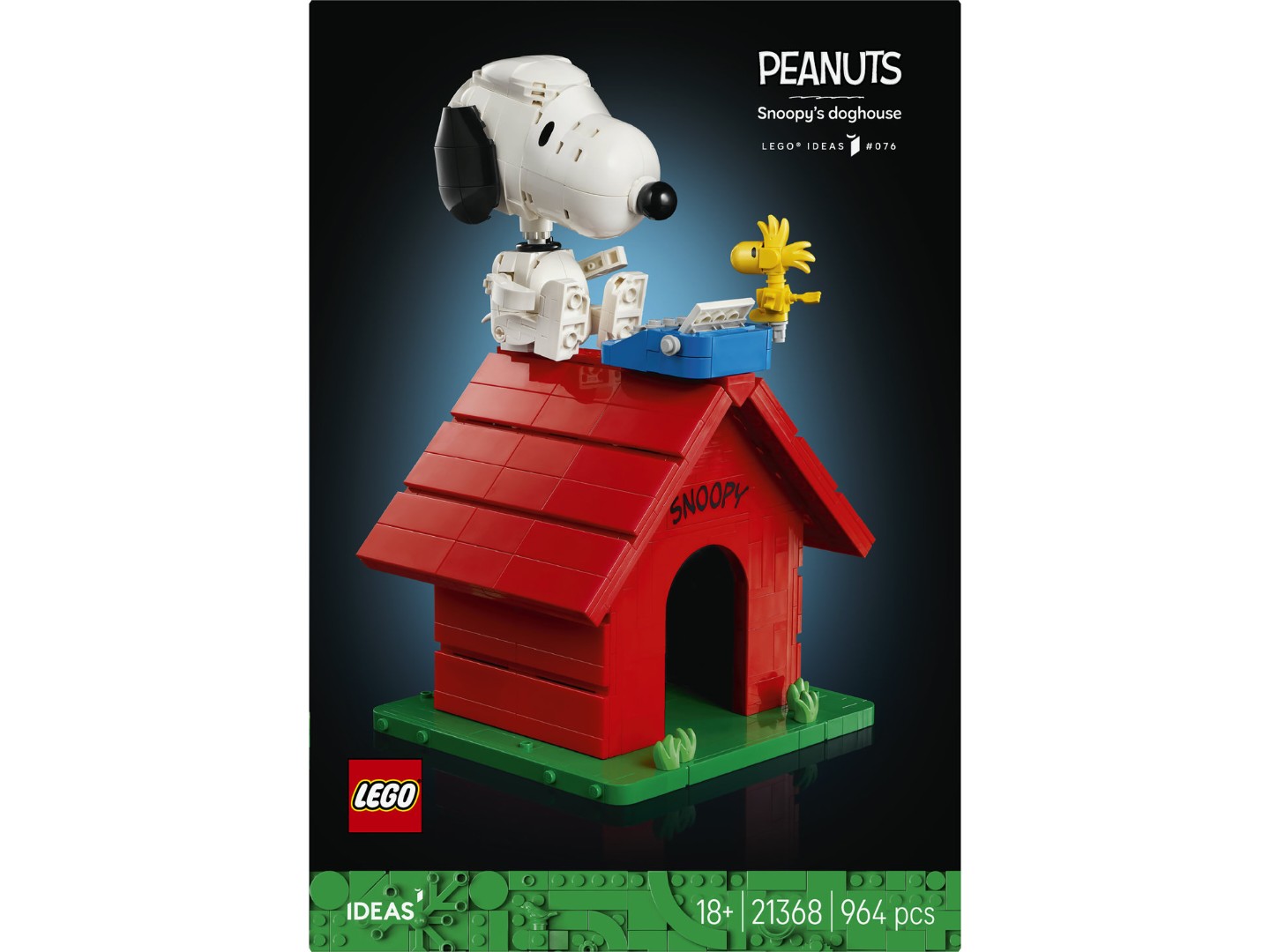 Конструктор LEGO Ideas «Дрібнота»: будка Снупі (21368) — фото 12