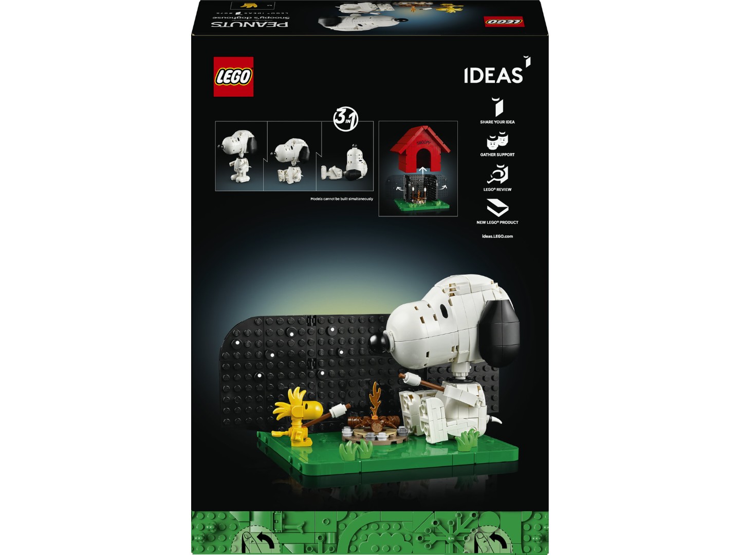 Конструктор LEGO Ideas «Дрібнота»: будка Снупі (21368) — фото 2