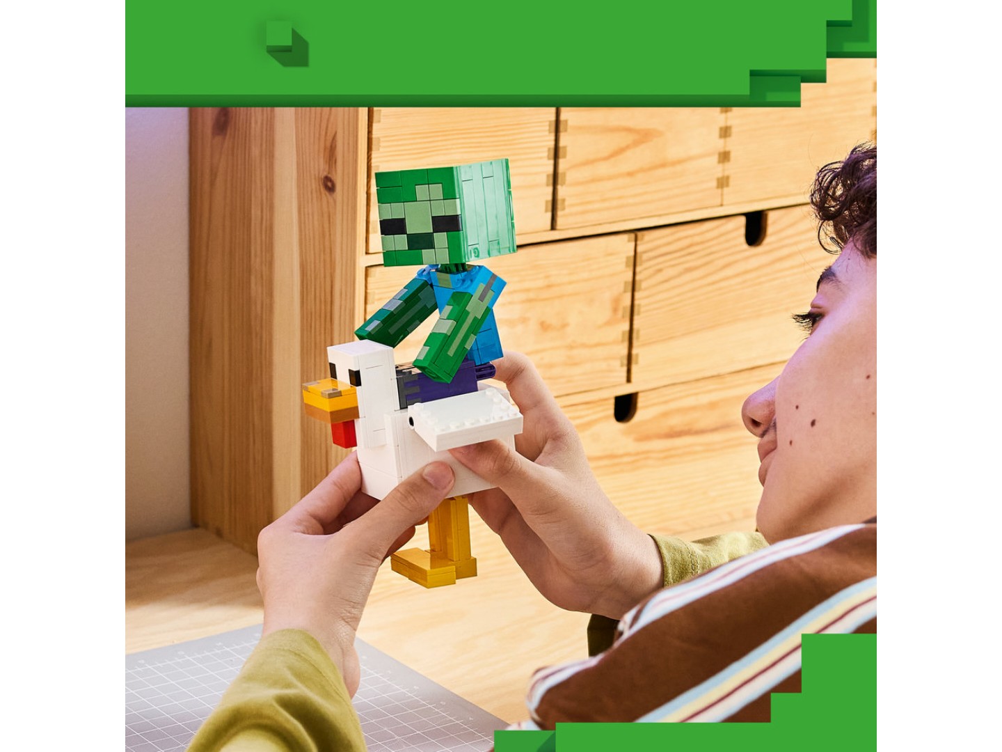 Конструктор LEGO Minecraft Курячий Жокей (21582) — фото 5