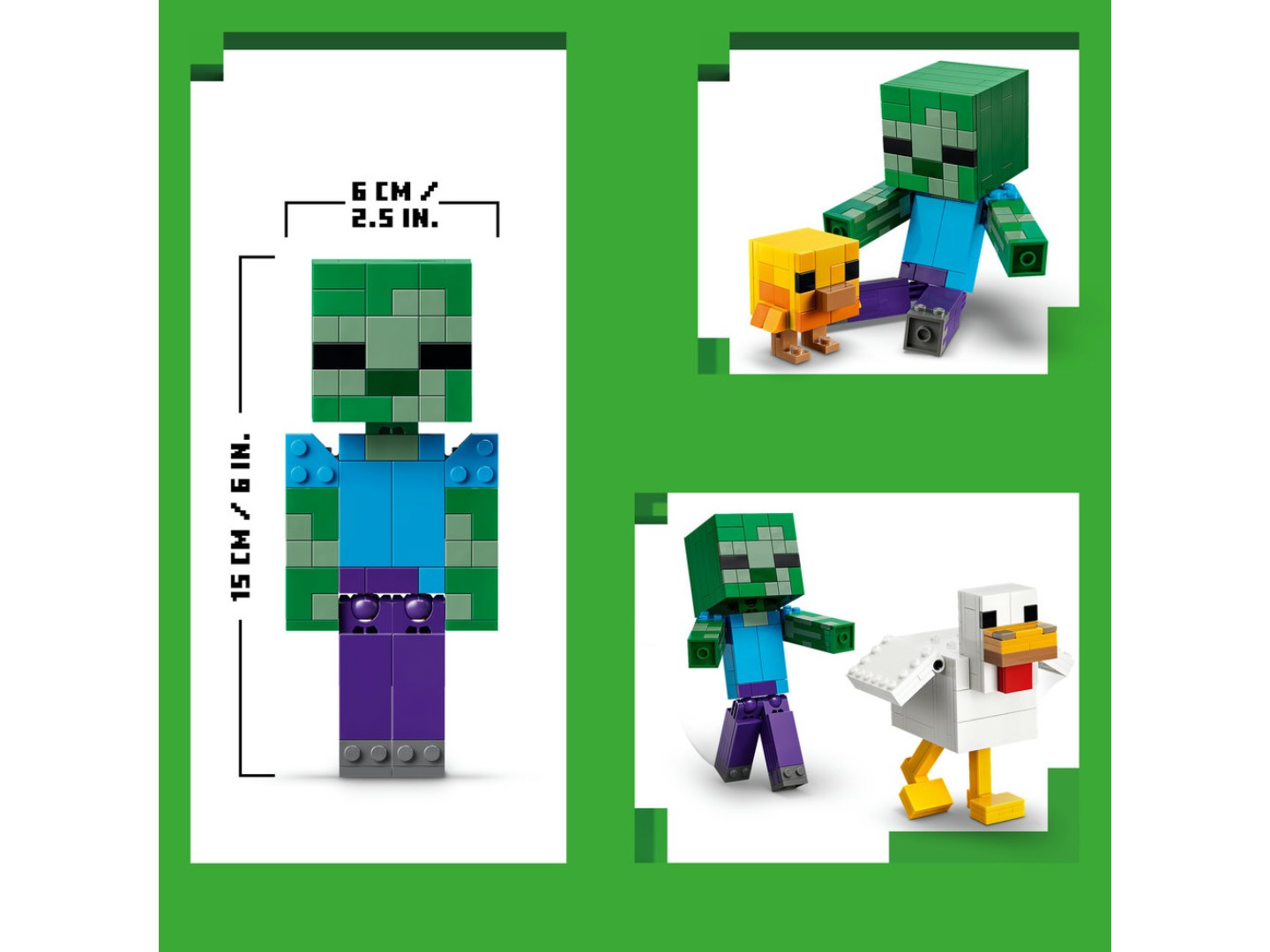 Конструктор LEGO Minecraft Курячий Жокей (21582) — фото 9