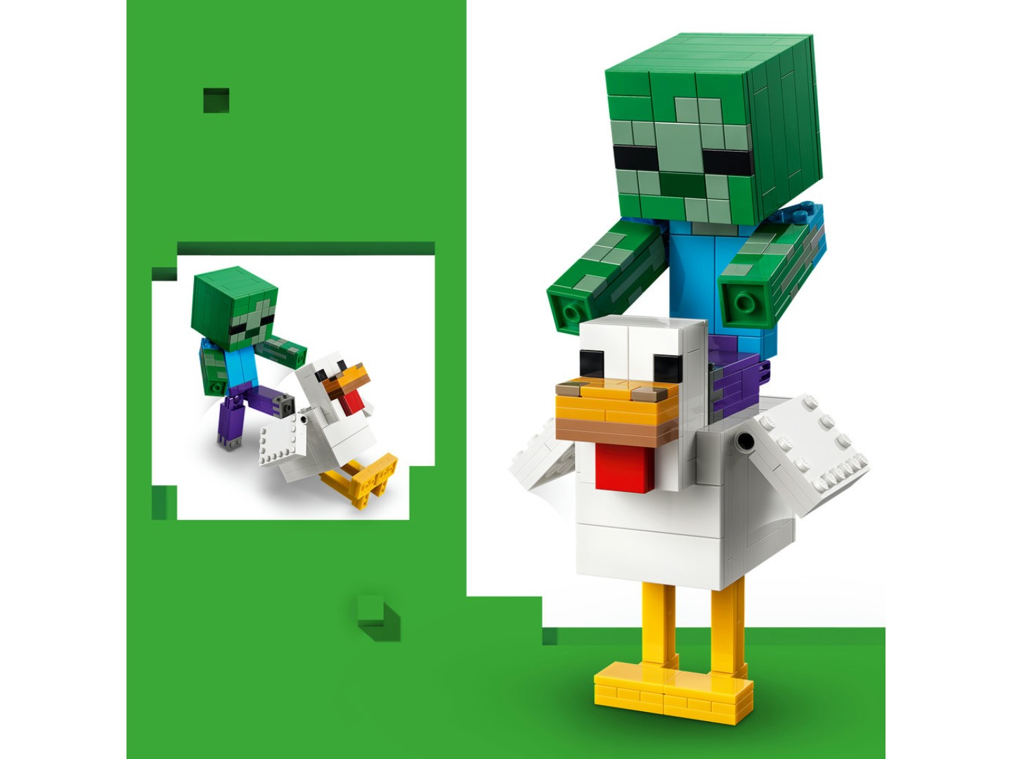 Конструктор LEGO Minecraft Курячий Жокей (21582) — фото 7