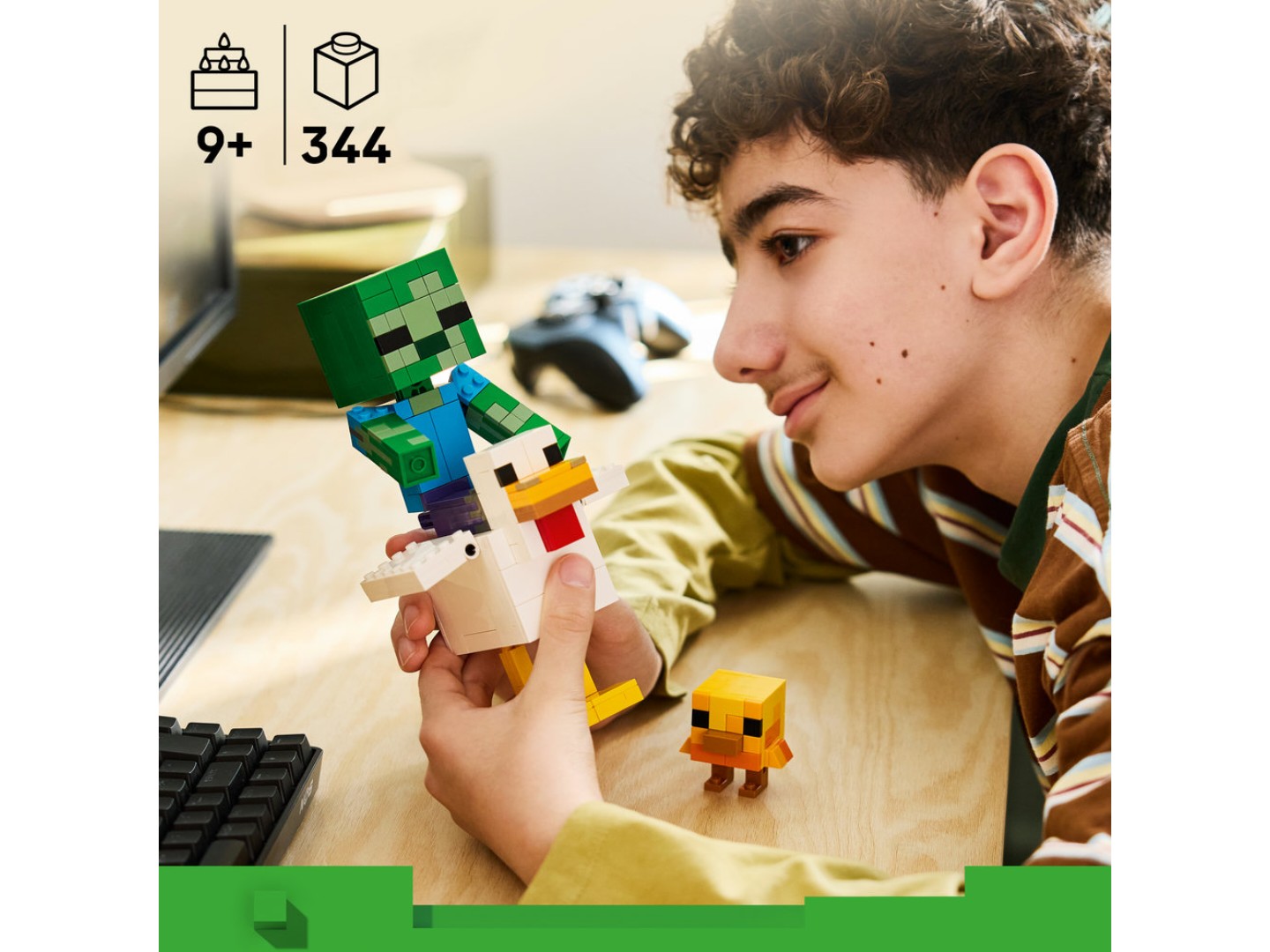 Конструктор LEGO Minecraft Курячий Жокей (21582) — фото 4