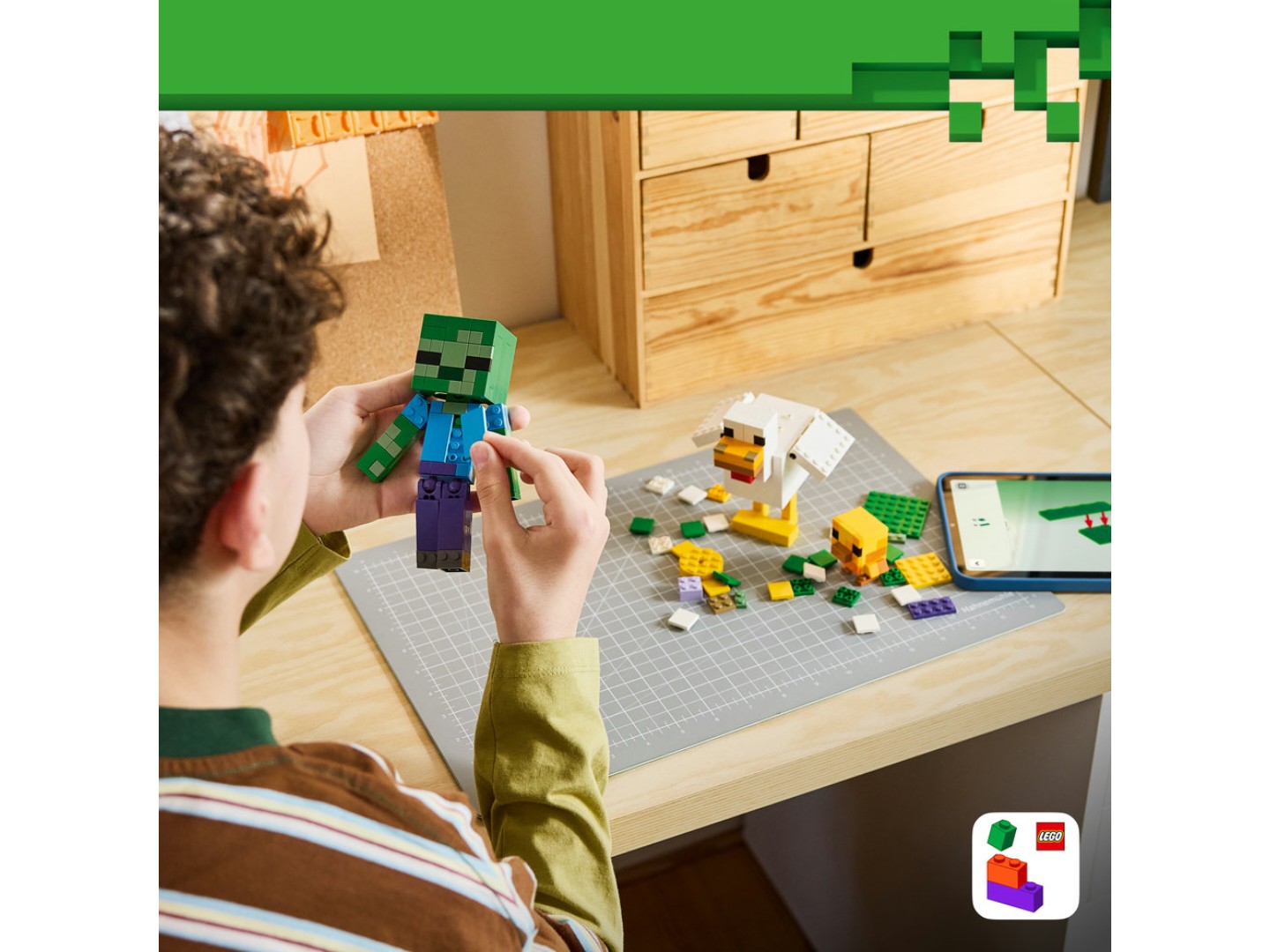 Конструктор LEGO Minecraft Курячий Жокей (21582) — фото 6