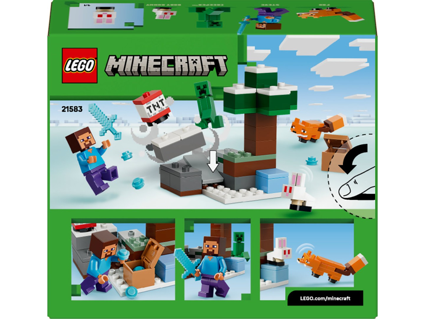 Конструктор LEGO Minecraft Пригоди Стіва в тайзі (21583) — фото 2