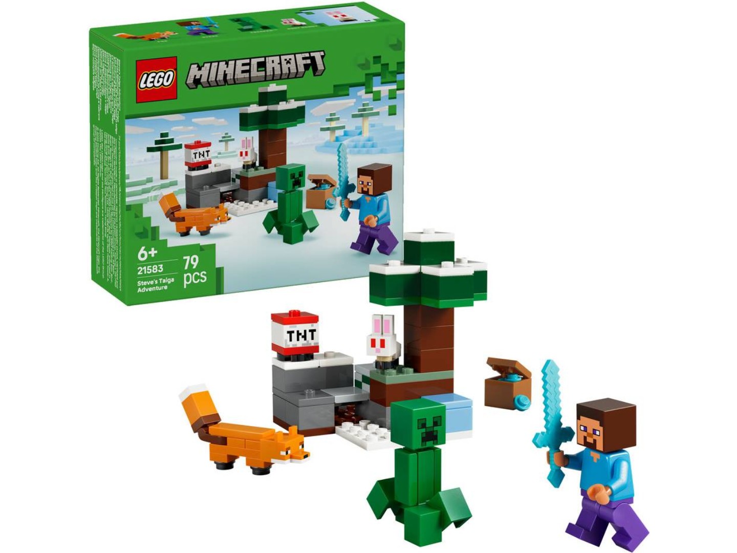 Конструктор LEGO Minecraft Пригоди Стіва в тайзі (21583) — фото 1