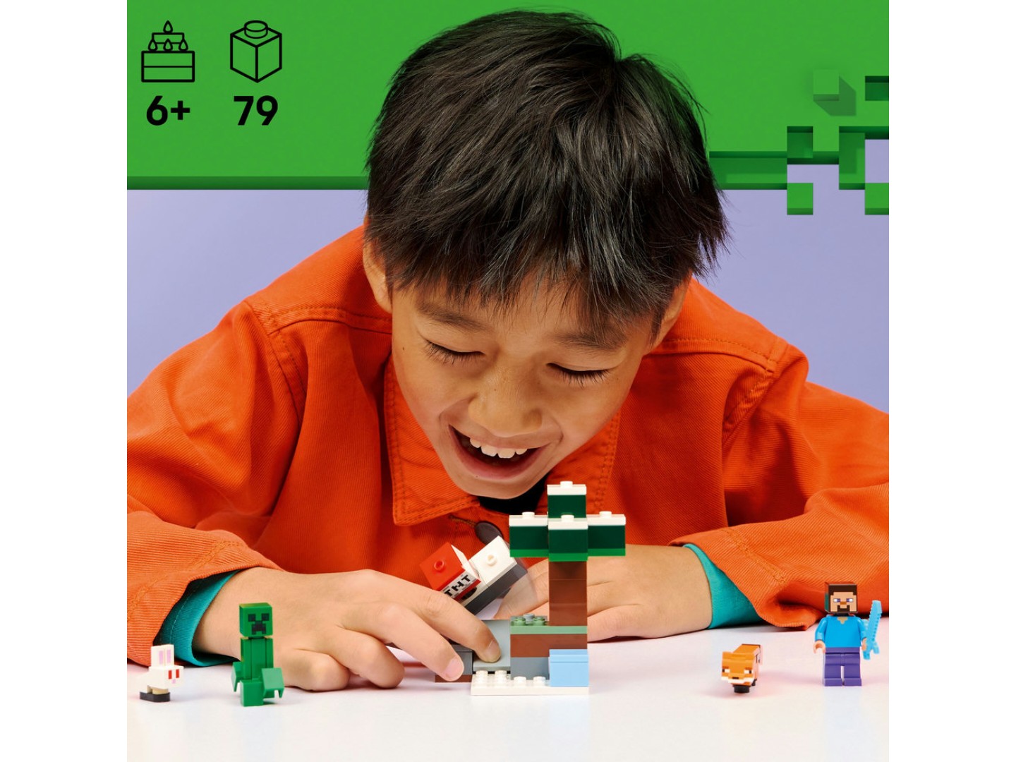 Конструктор LEGO Minecraft Пригоди Стіва в тайзі (21583) — фото 4