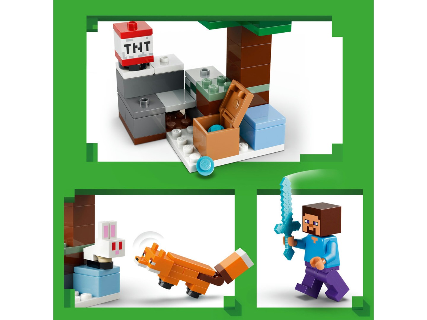 Конструктор LEGO Minecraft Пригоди Стіва в тайзі (21583) — фото 5