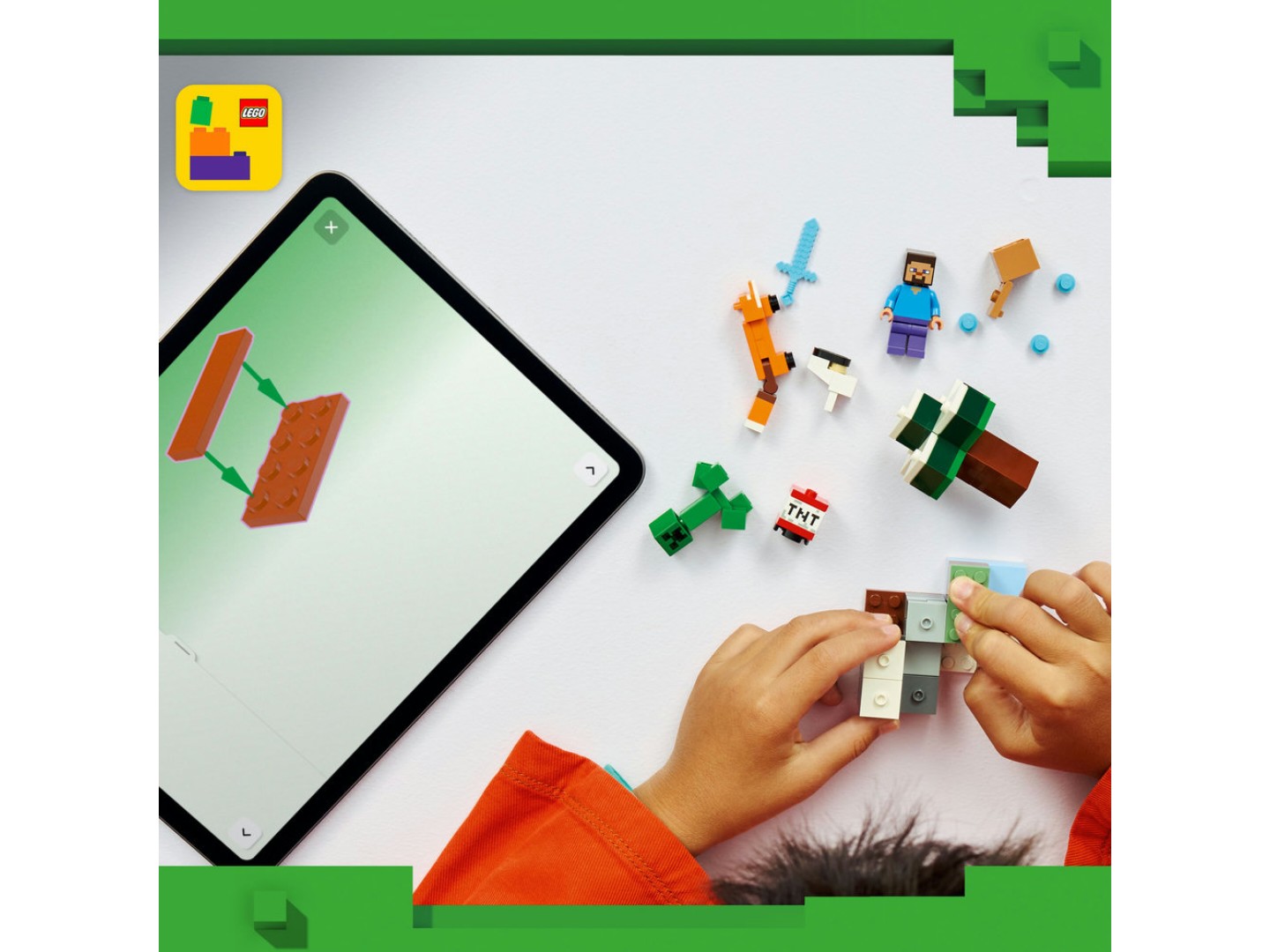 Конструктор LEGO Minecraft Пригоди Стіва в тайзі (21583) — фото 8