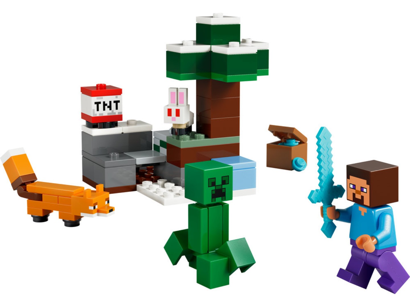 Конструктор LEGO Minecraft Пригоди Стіва в тайзі (21583) — фото 3
