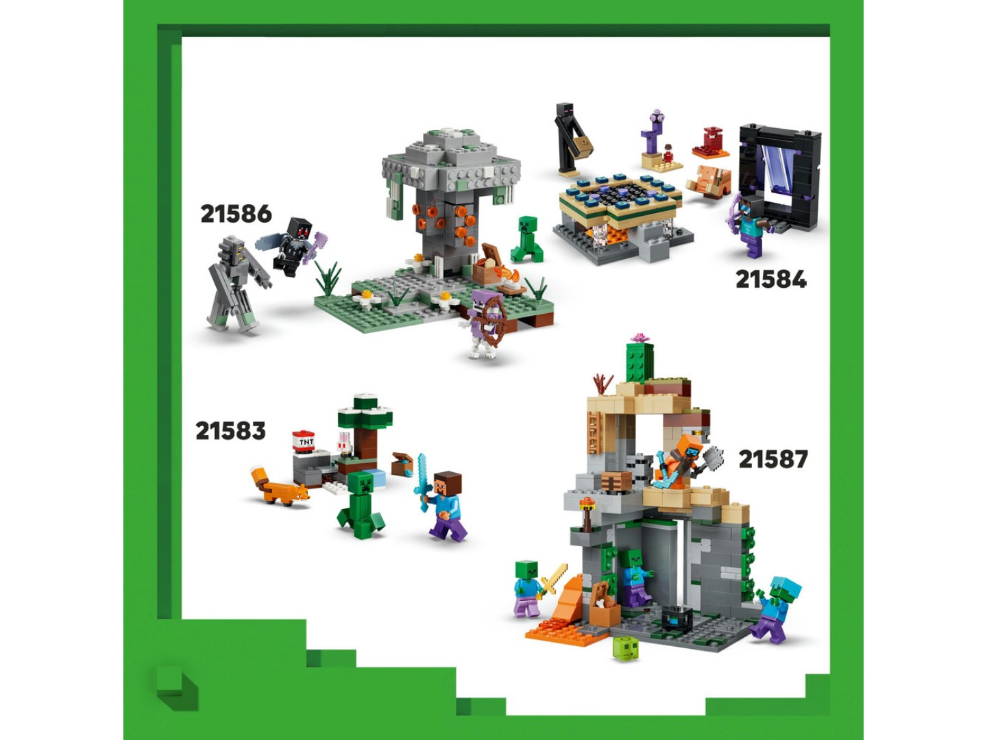 Конструктор LEGO Minecraft Пригоди Стіва в тайзі (21583) — фото 12