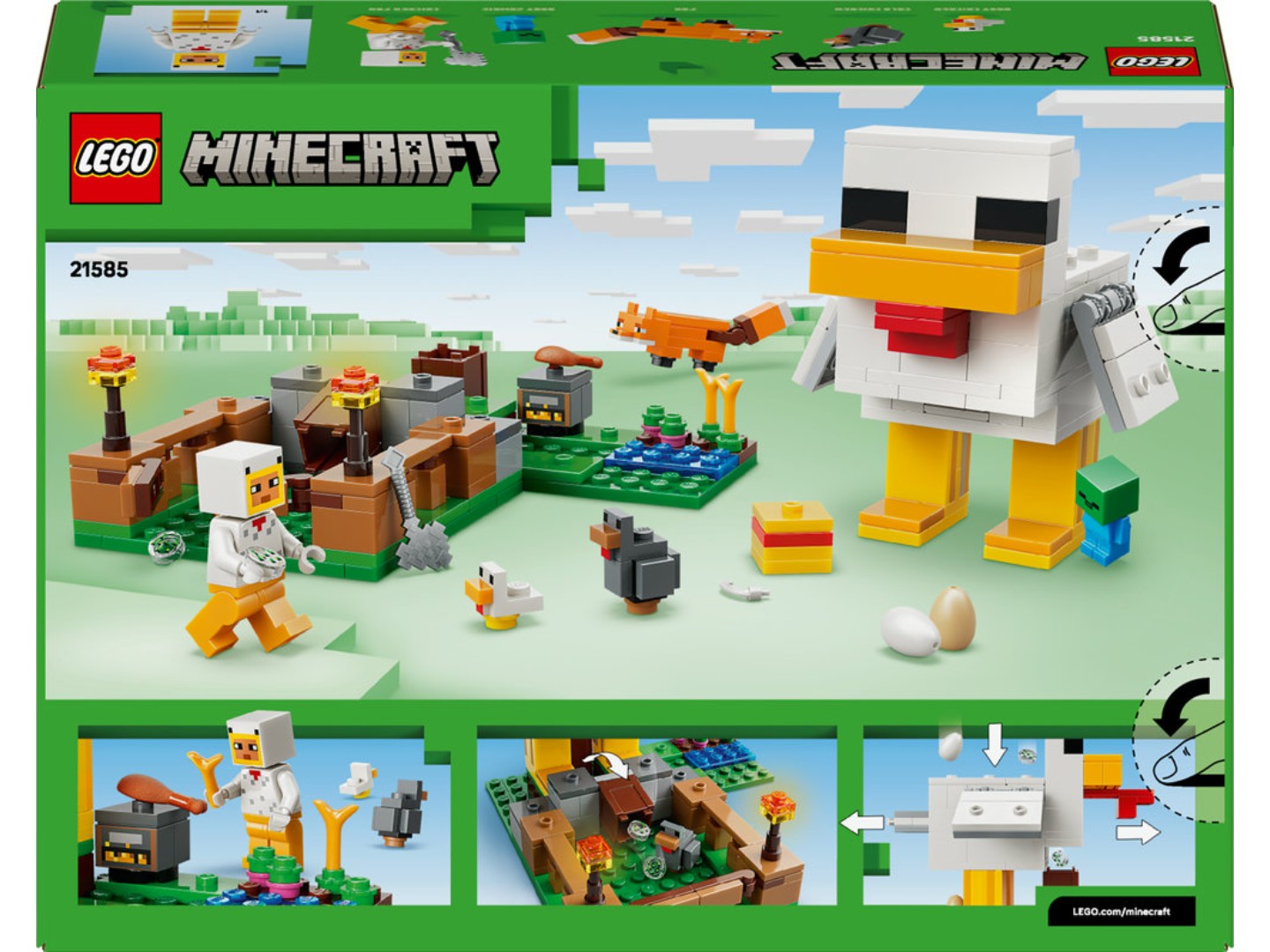 Конструктор LEGO Minecraft Куряча ферма (21585) — фото 2