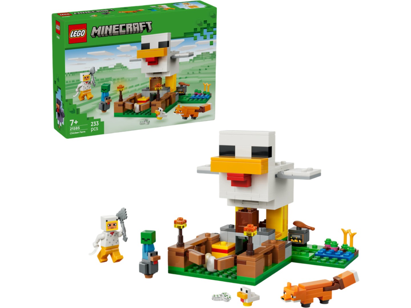 Конструктор LEGO Minecraft Куряча ферма (21585) — фото 1