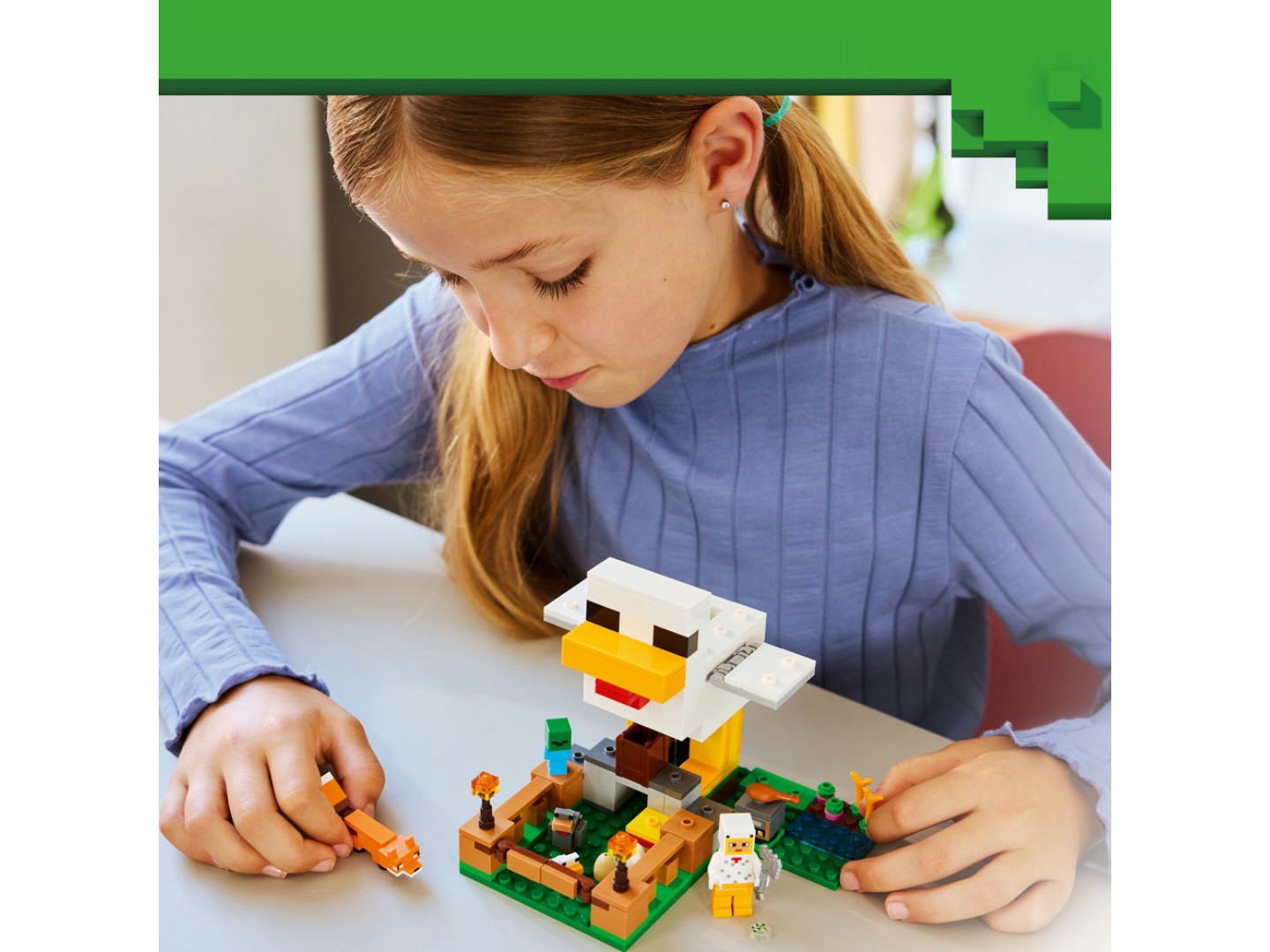 Конструктор LEGO Minecraft Куряча ферма (21585) — фото 6