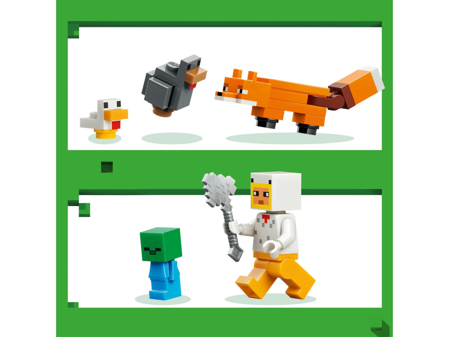 Конструктор LEGO Minecraft Куряча ферма (21585) — фото 7