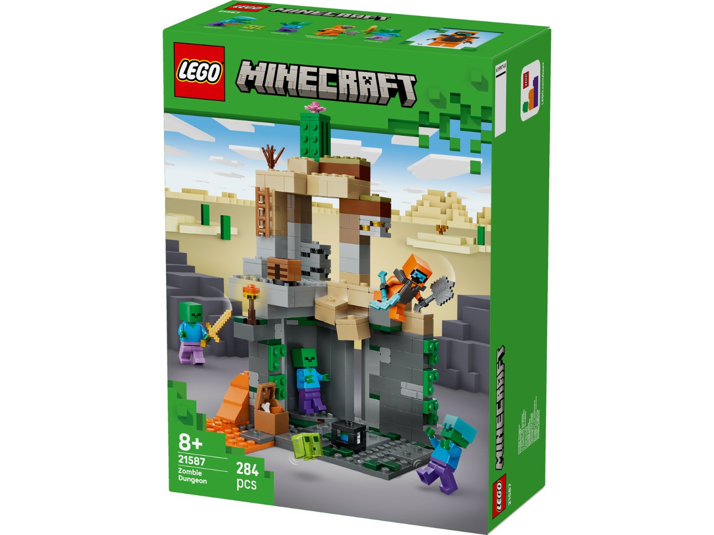 Конструктор LEGO Minecraft Підземелля зомбі (21587) — фото 11