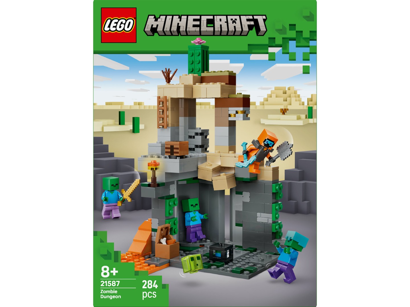 Конструктор LEGO Minecraft Підземелля зомбі (21587) — фото 10