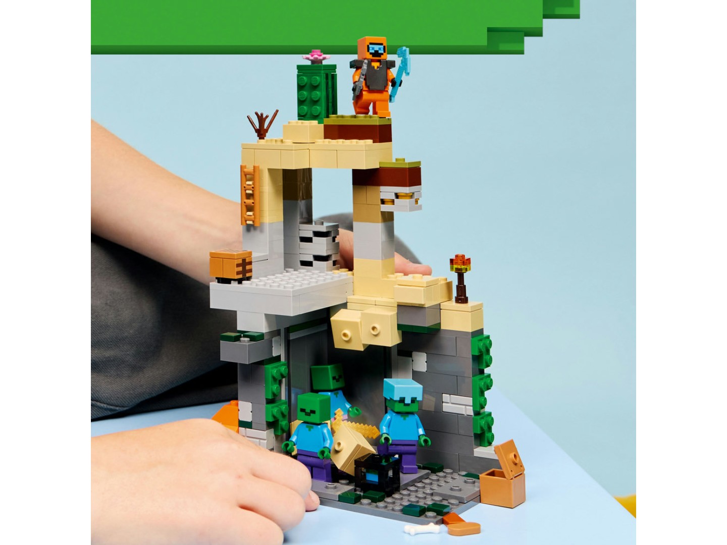 Конструктор LEGO Minecraft Підземелля зомбі (21587) — фото 6