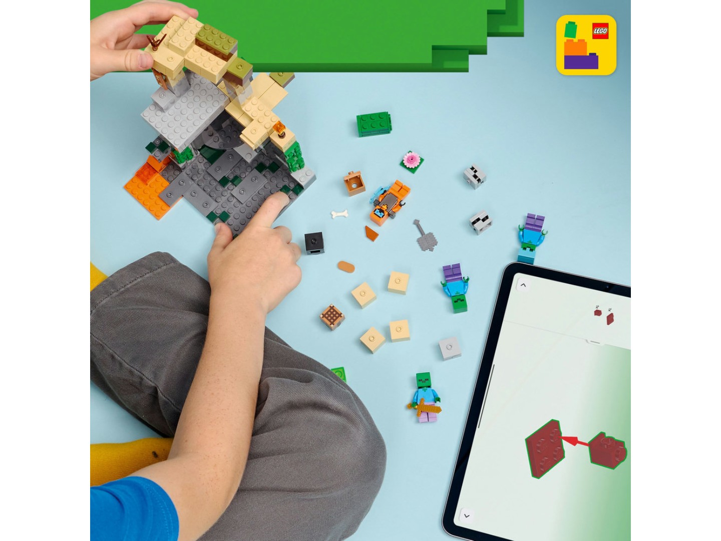 Конструктор LEGO Minecraft Підземелля зомбі (21587) — фото 8