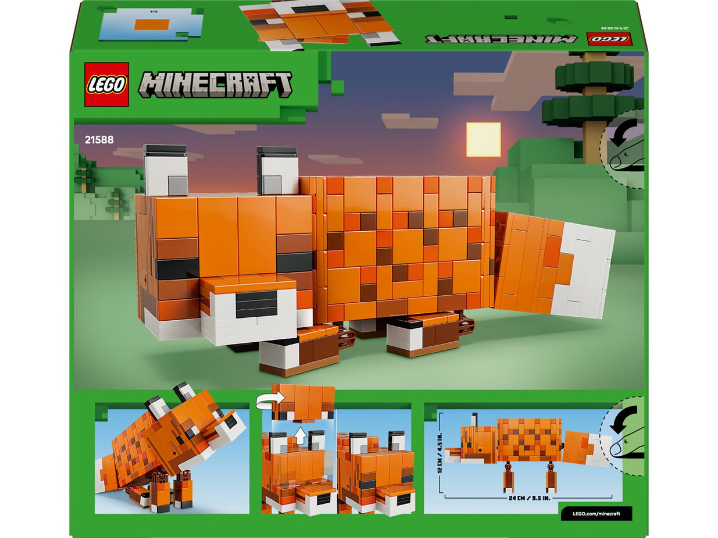 Конструктор LEGO Minecraft Лисиця (21588) — фото 2