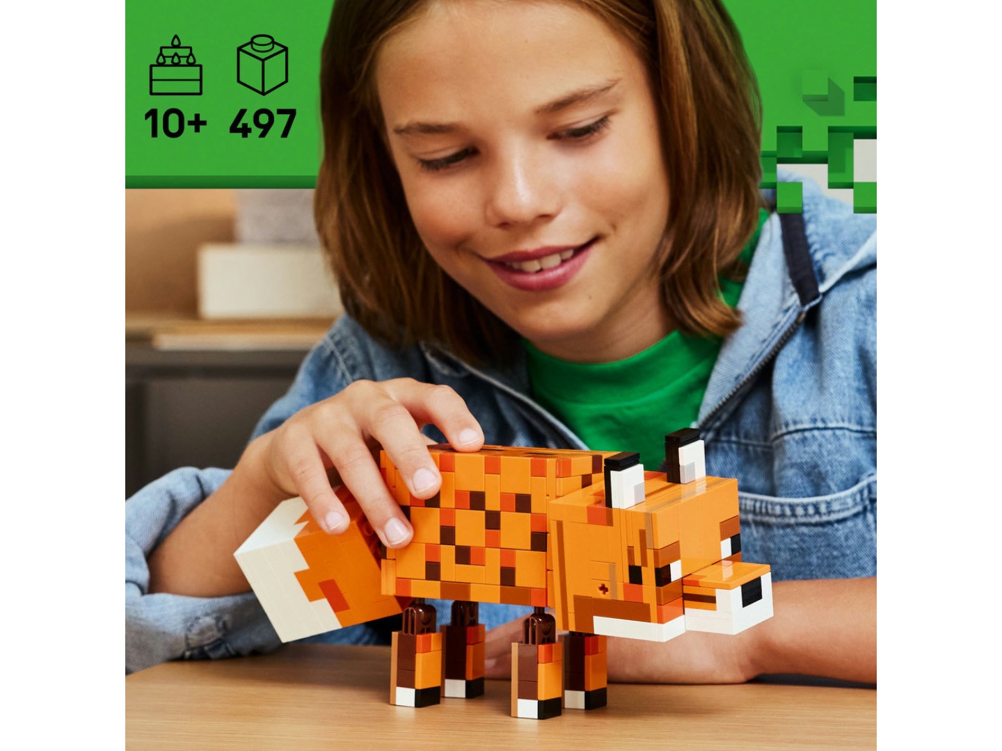 Конструктор LEGO Minecraft Лисиця (21588) — фото 4