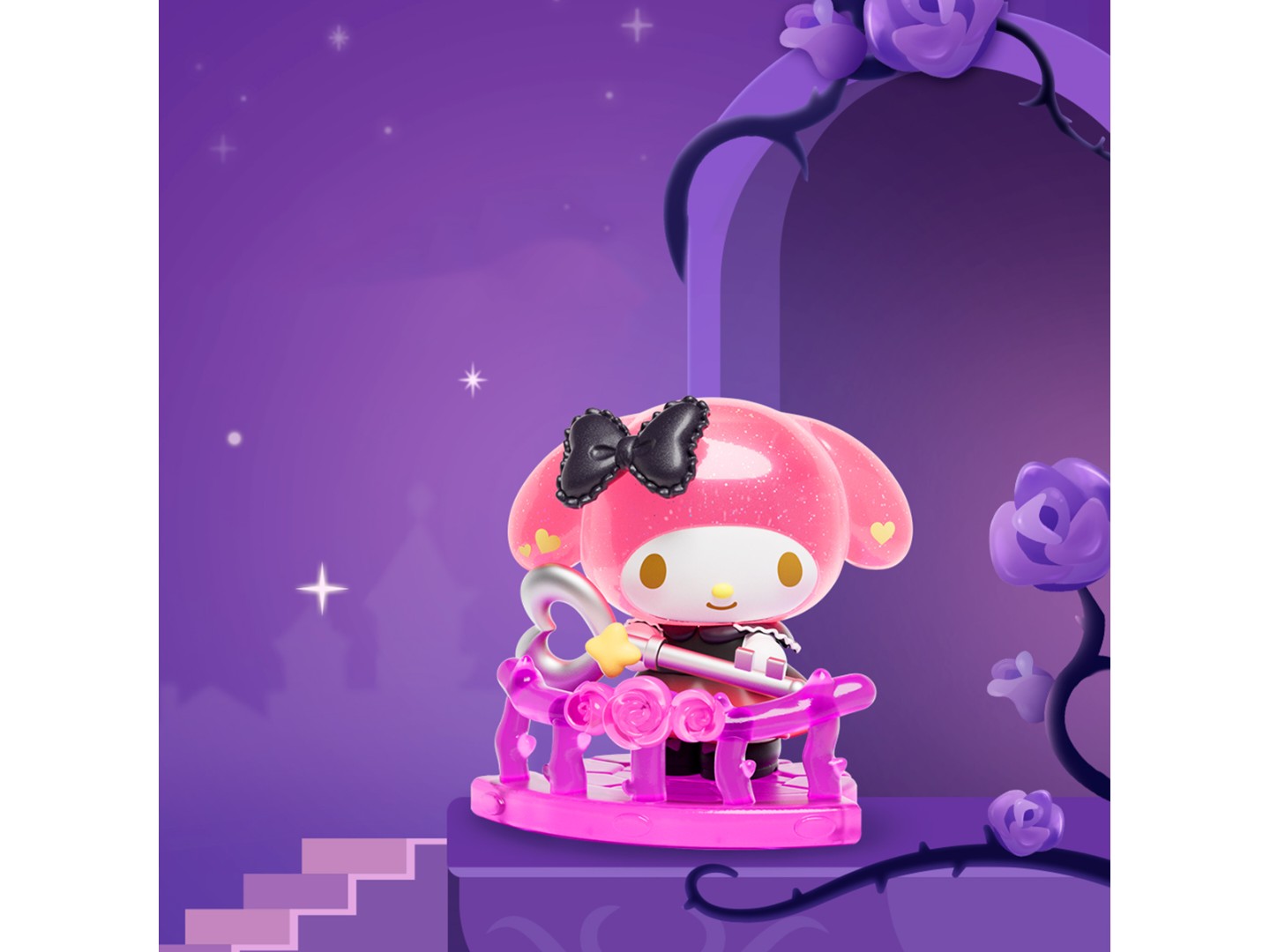 Ігрова фігурка-сюрприз Pop Top KUROMI & MY MELODY – КВІТКОВА ТАЄМНИЦЯ в асортименті (25WH-003) — фото 10